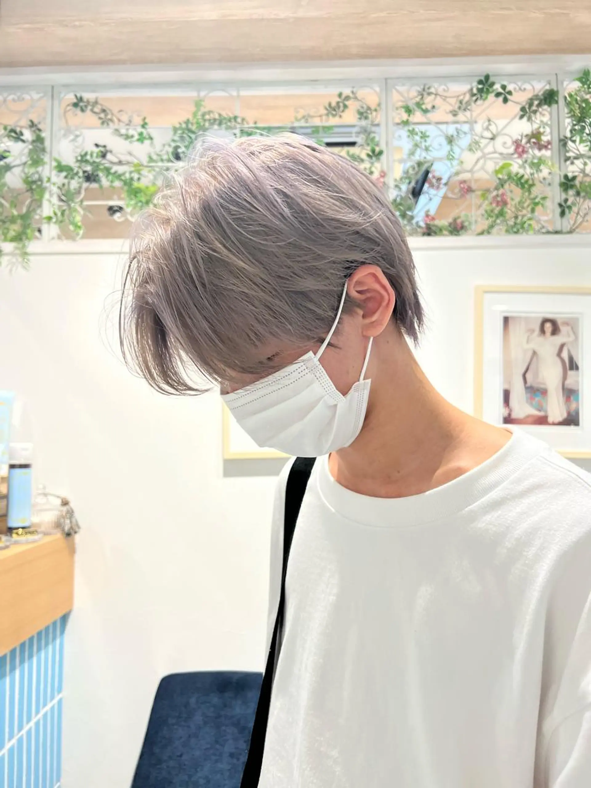 ショート カラー ヘアカラー トリートメント Lond luce心斎橋所属・🍀小川大輔🍀 ボブ/ブリーチ🥇のヘアスタイル