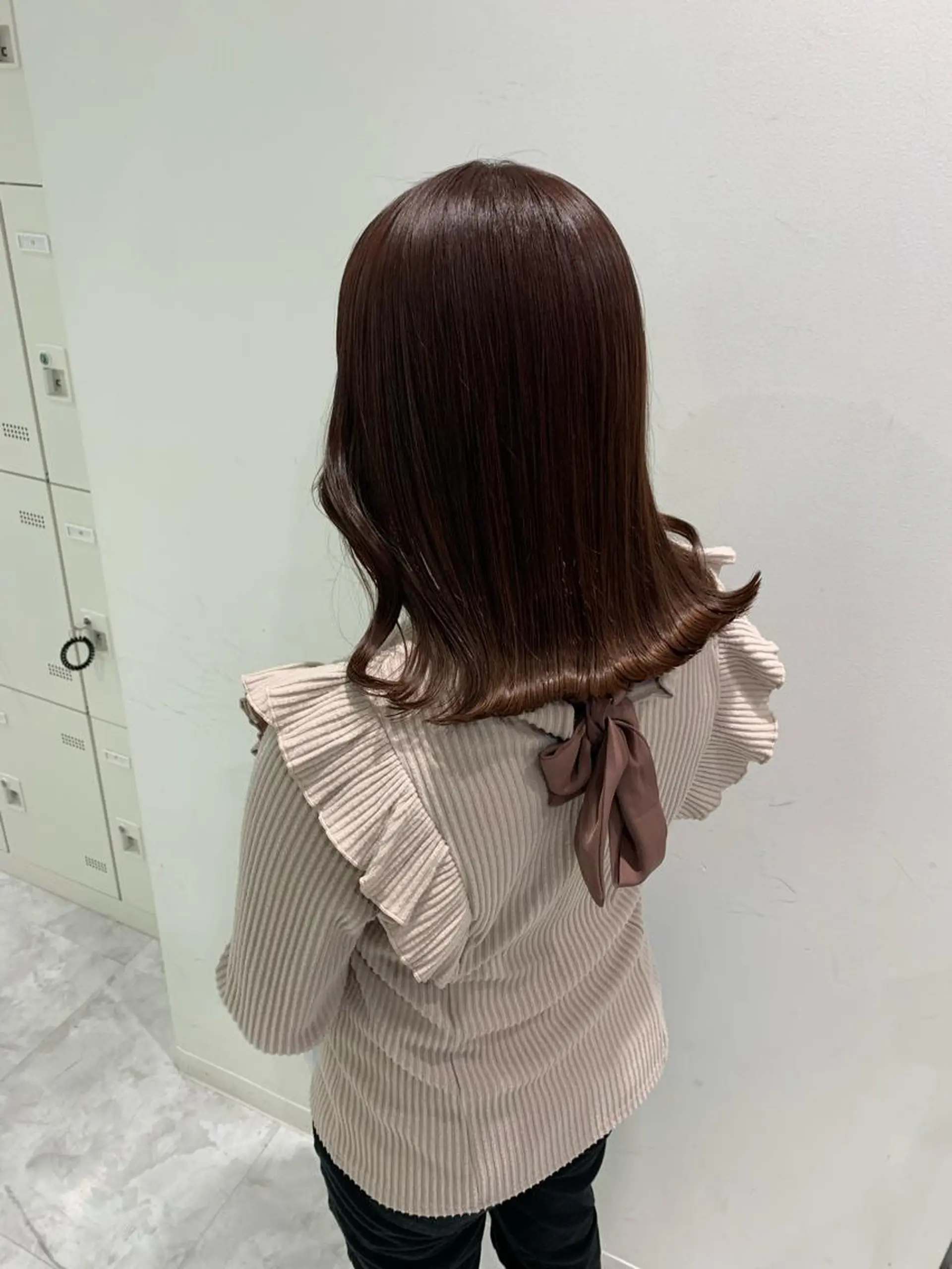 セミロング カット ヘアカラー トリートメント 🪞ハイトーン🪞 🤍waka🤍のヘアスタイル