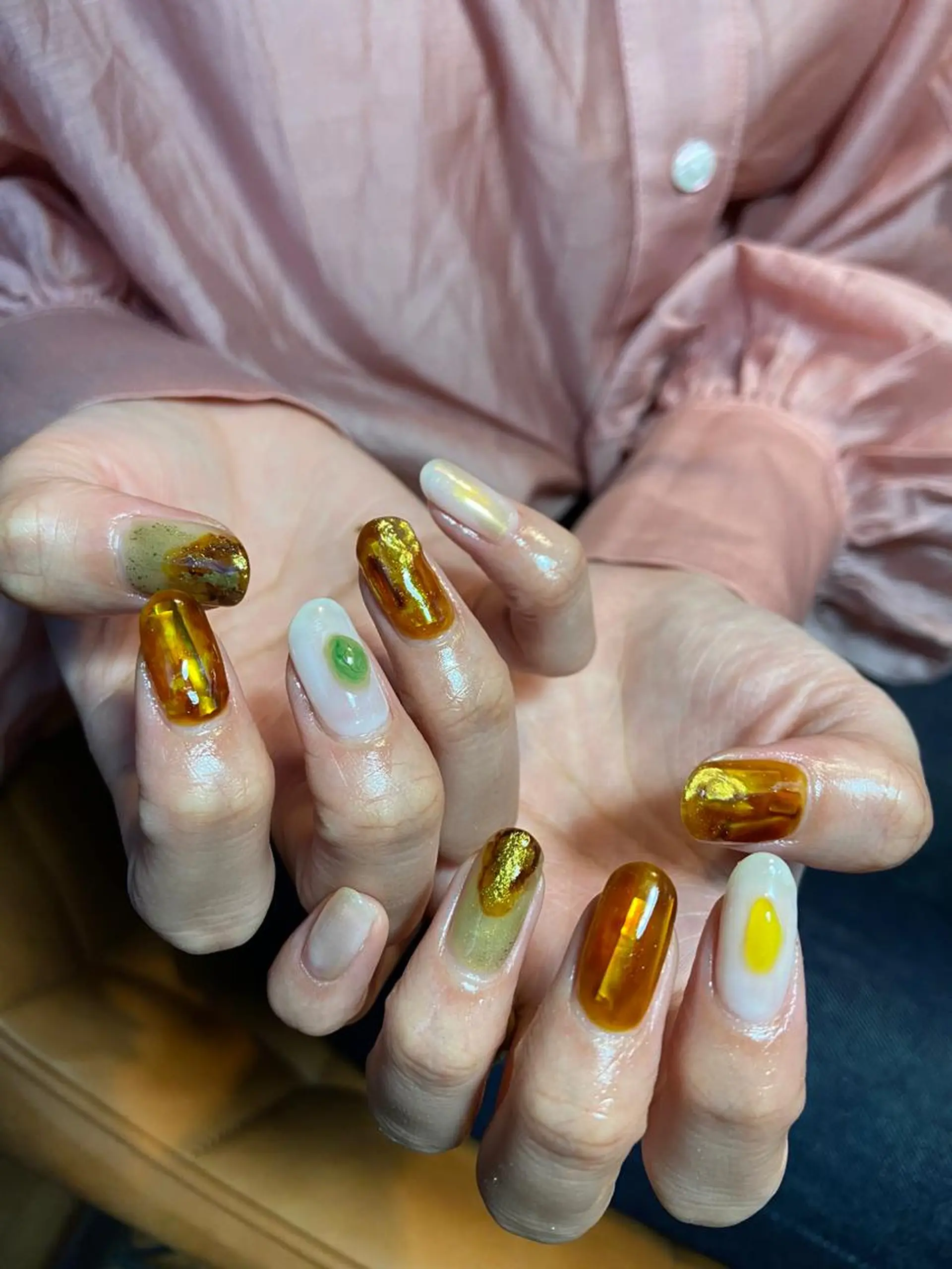 ネイル 韓国ネイル パステルネイル 春ネイル . unffのネイルデザイン