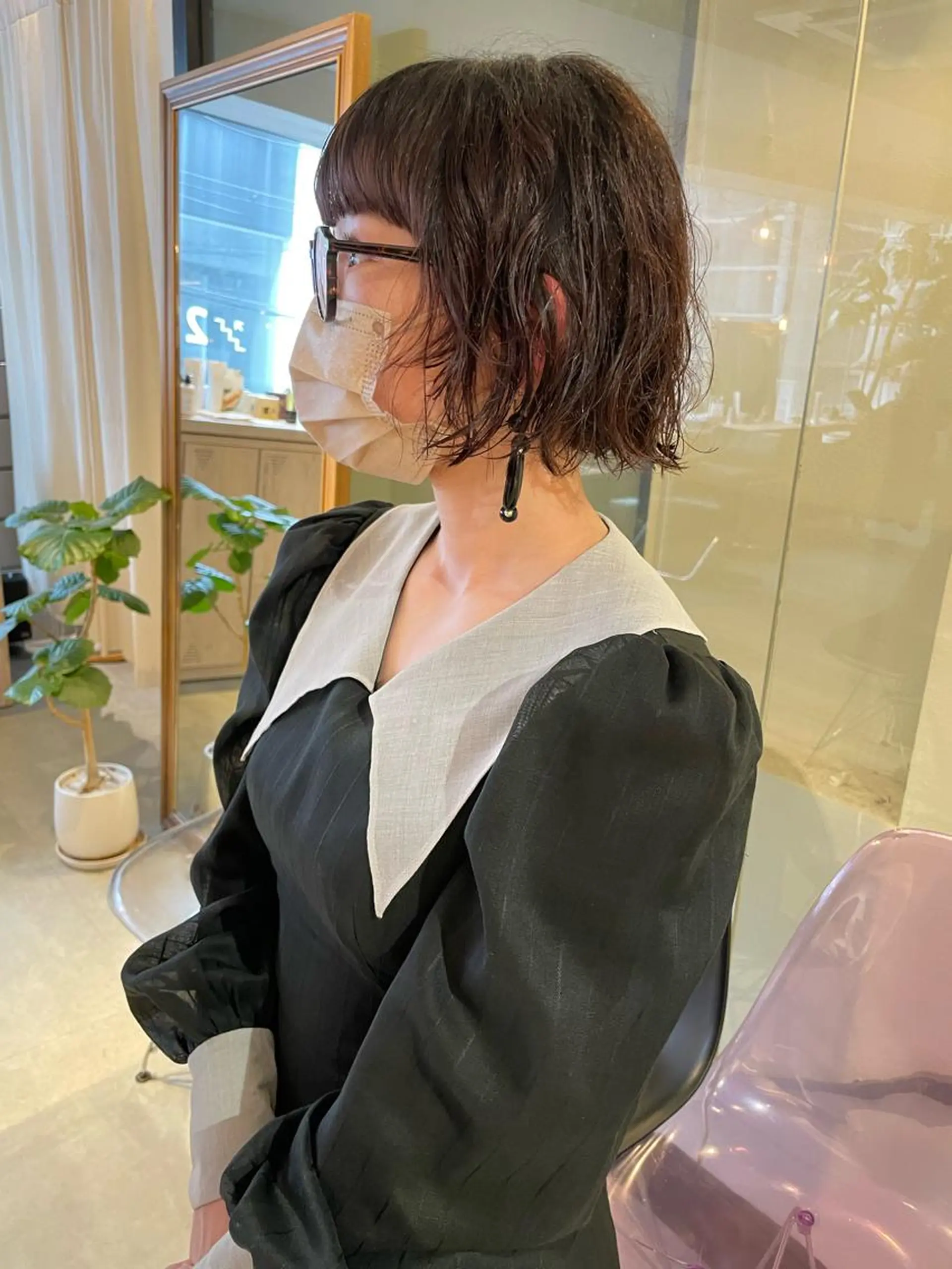 ショート パーマ カット パーマ ボブ/パーマ 古家 佑真のヘアスタイル