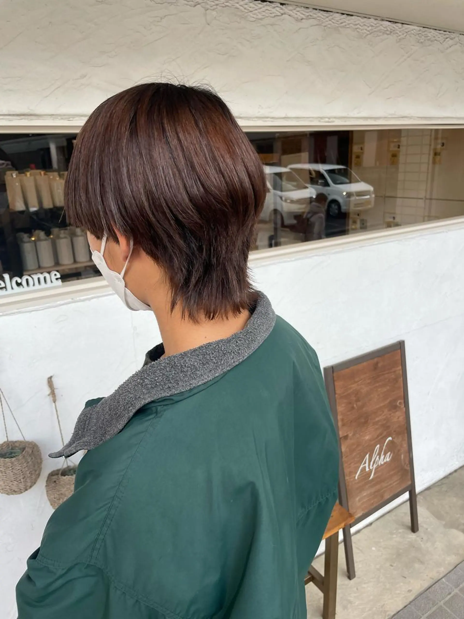 ショート ウルフカット カット 正分 真美のヘアスタイル