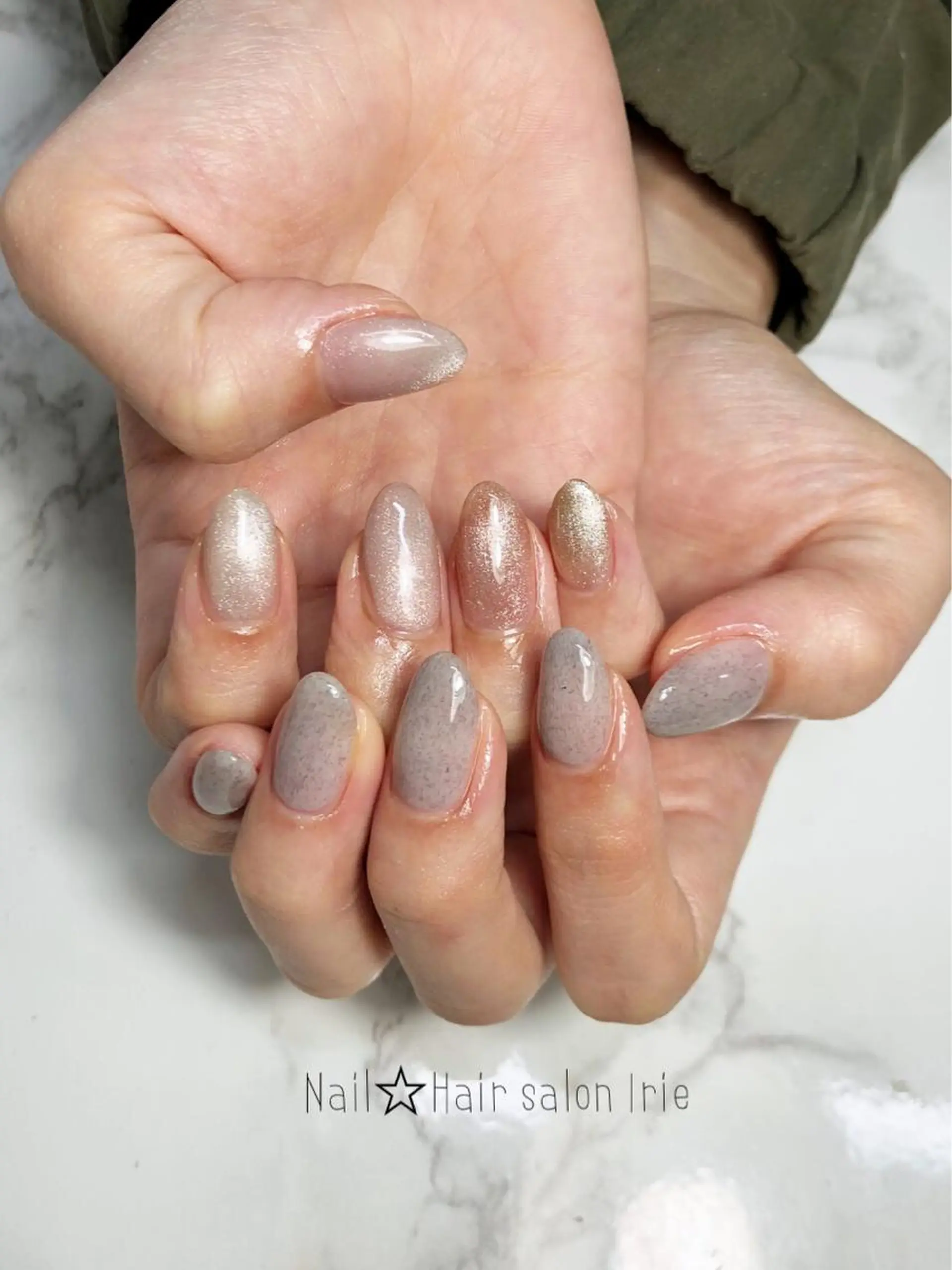 ネイル ハンドネイル ハンドケア Hair salon Irie所属・與儀 知佳のネイルデザイン