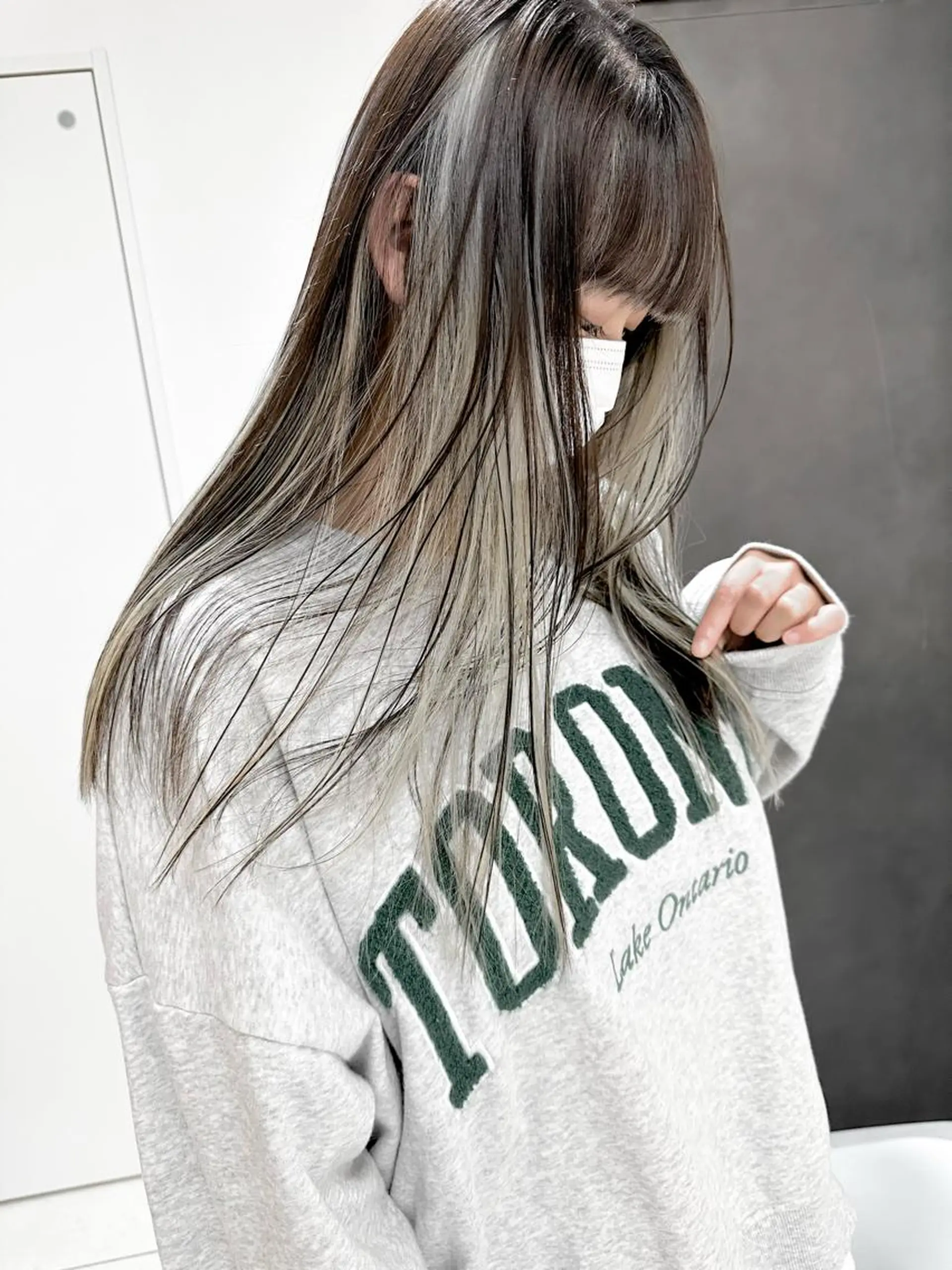 ロング カラー ヘアカラー トリートメント ヘッドスパ ヘアセット kai .のヘアスタイル