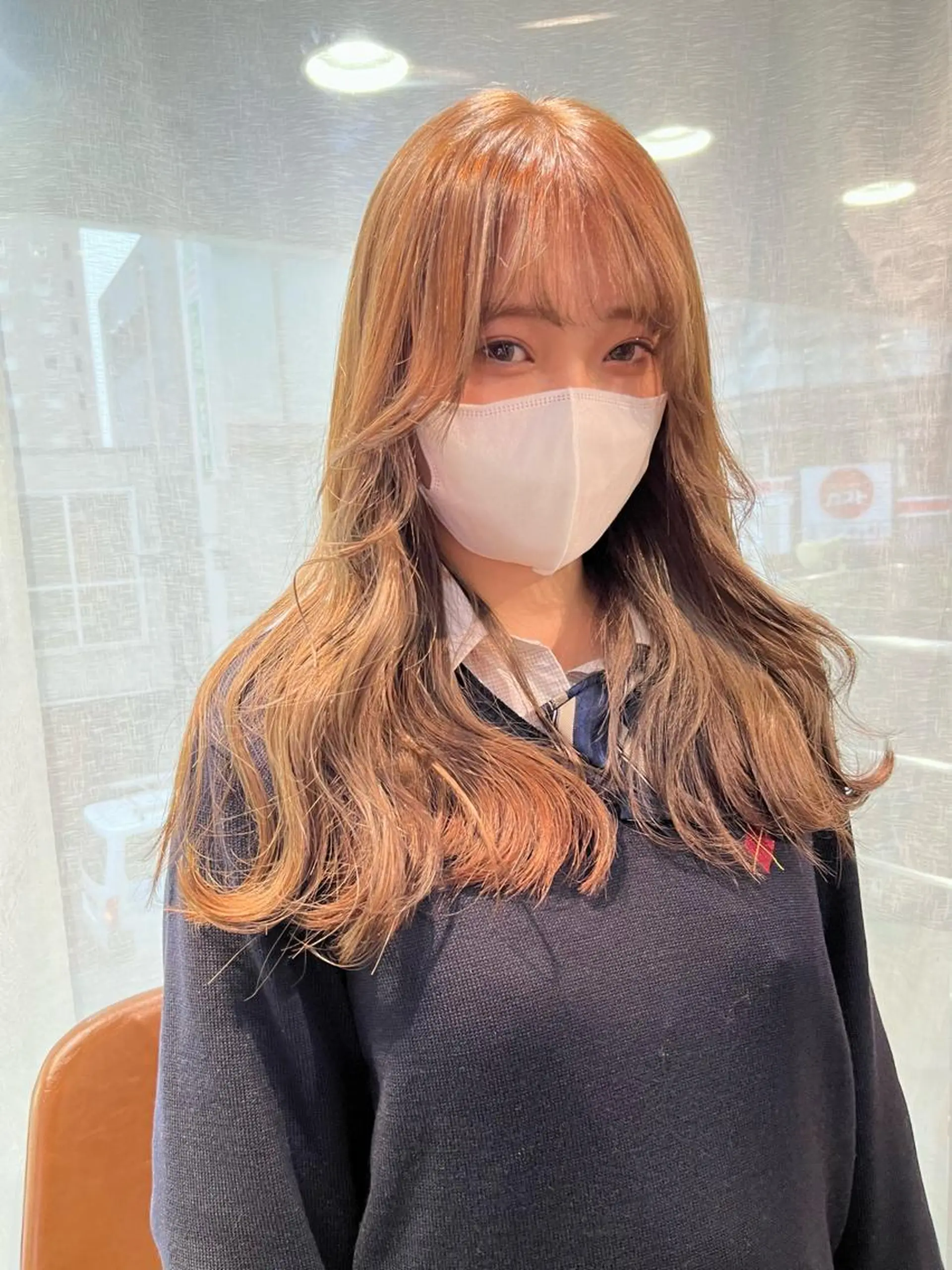 ロング カラー Rei/ 縮毛矯正/ ハイライトカラー募集のヘアスタイル