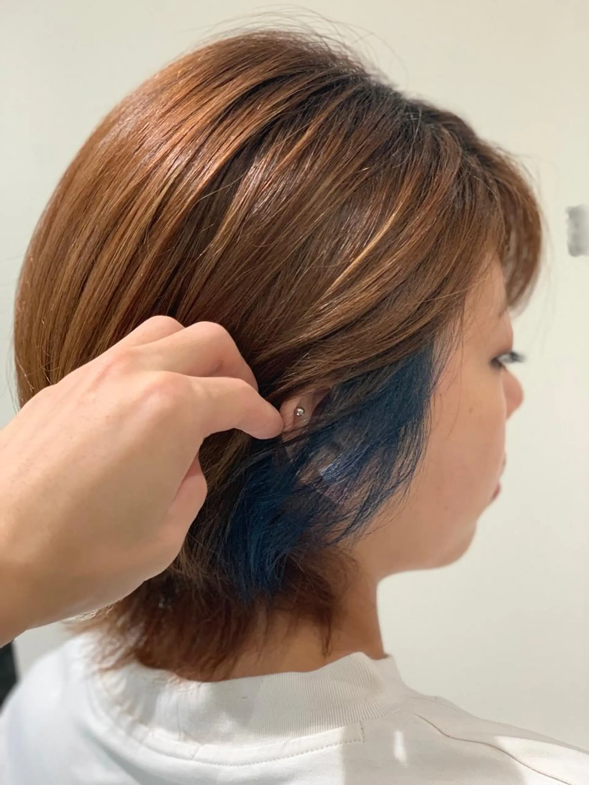 ショート カラー ヘアカラー 松吉 純平のヘアスタイル