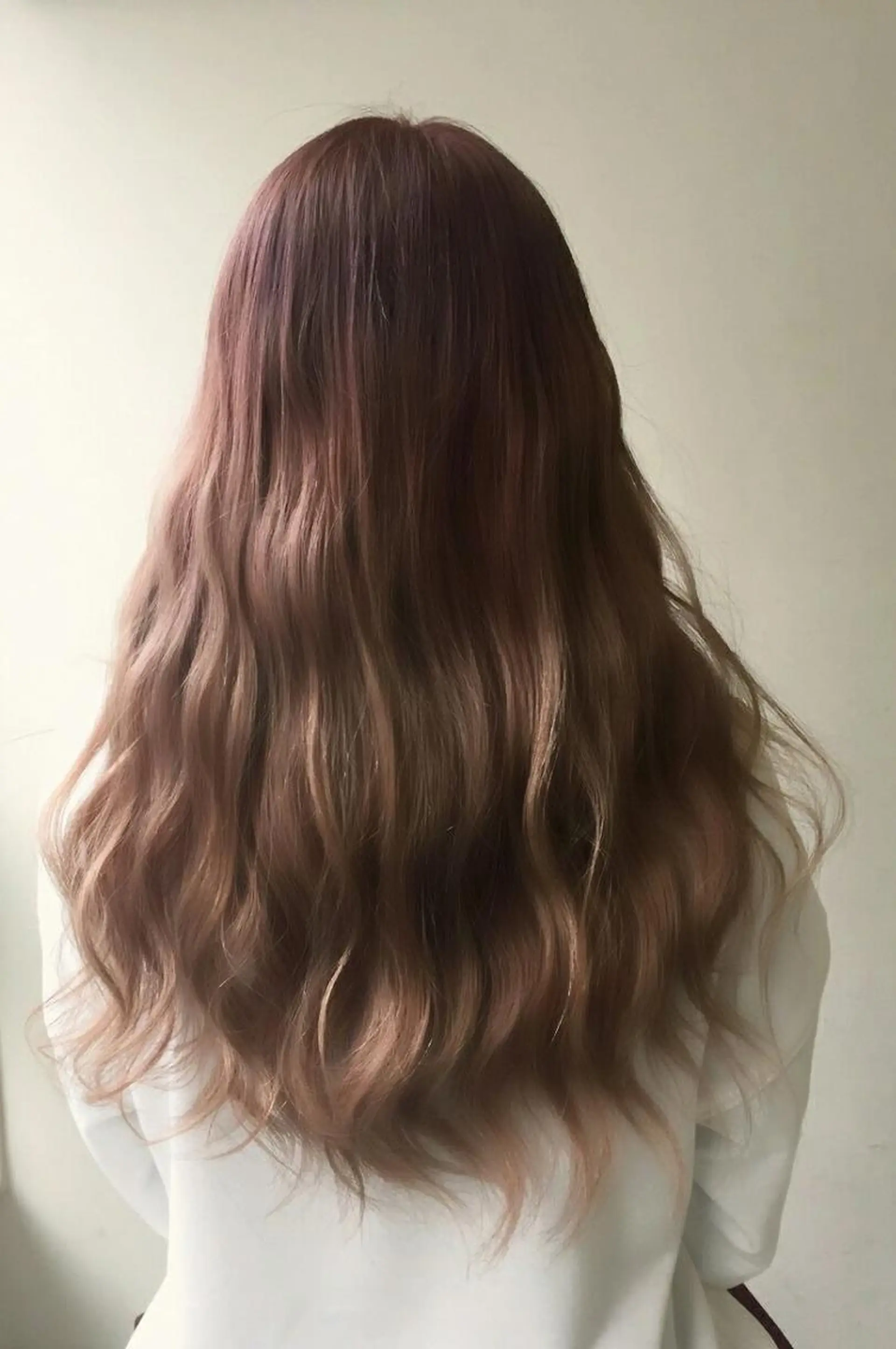 セミロング ロング カラー シールエクステ ピンクカラー エクステ 100%髪質改善特化 TRUNSのヘアスタイル