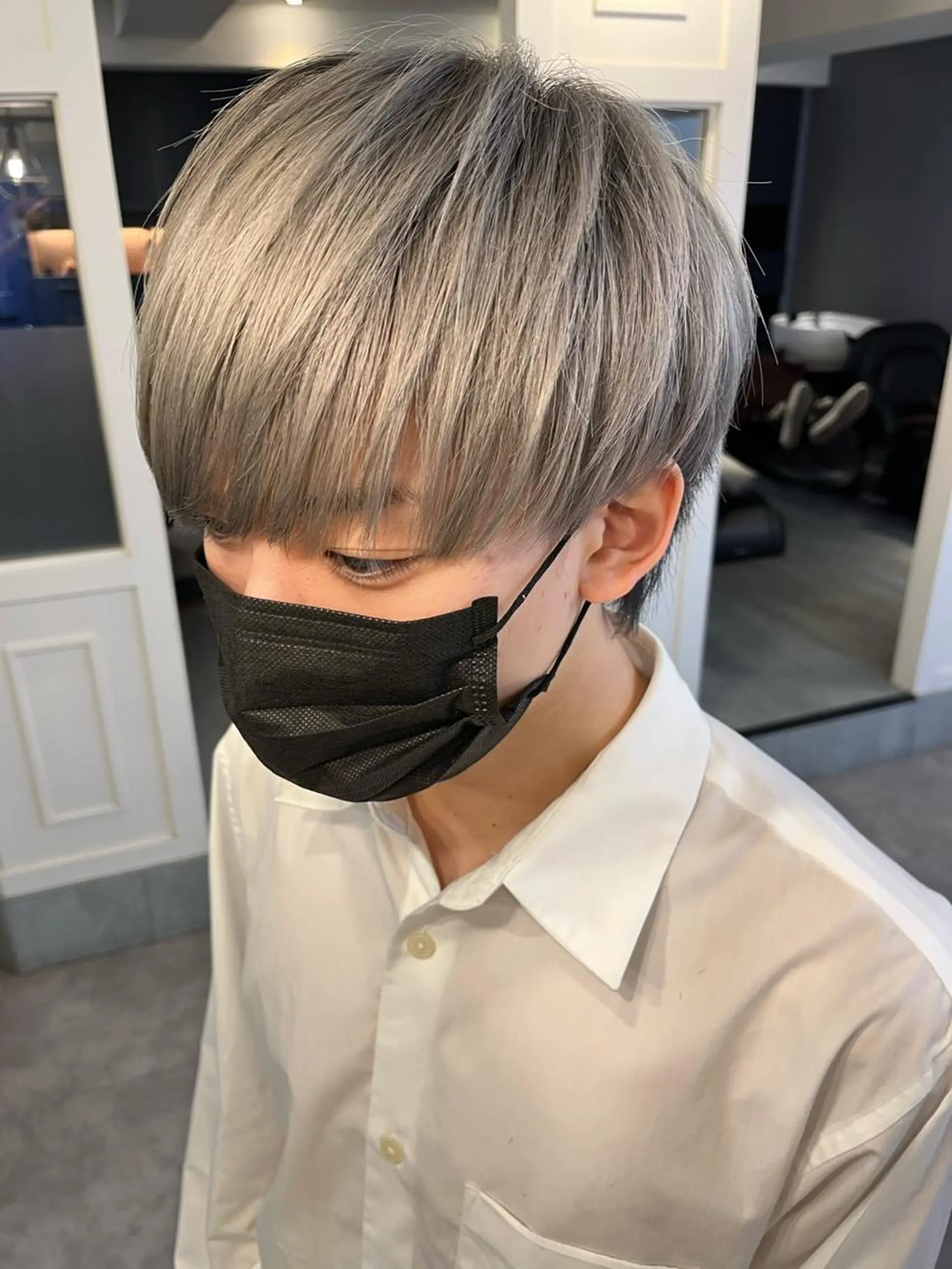 ショート カラー メンズ LAGRECE大阪梅田店所属・美髪矯正・髪質改善 【中村吉孝】のヘアスタイル