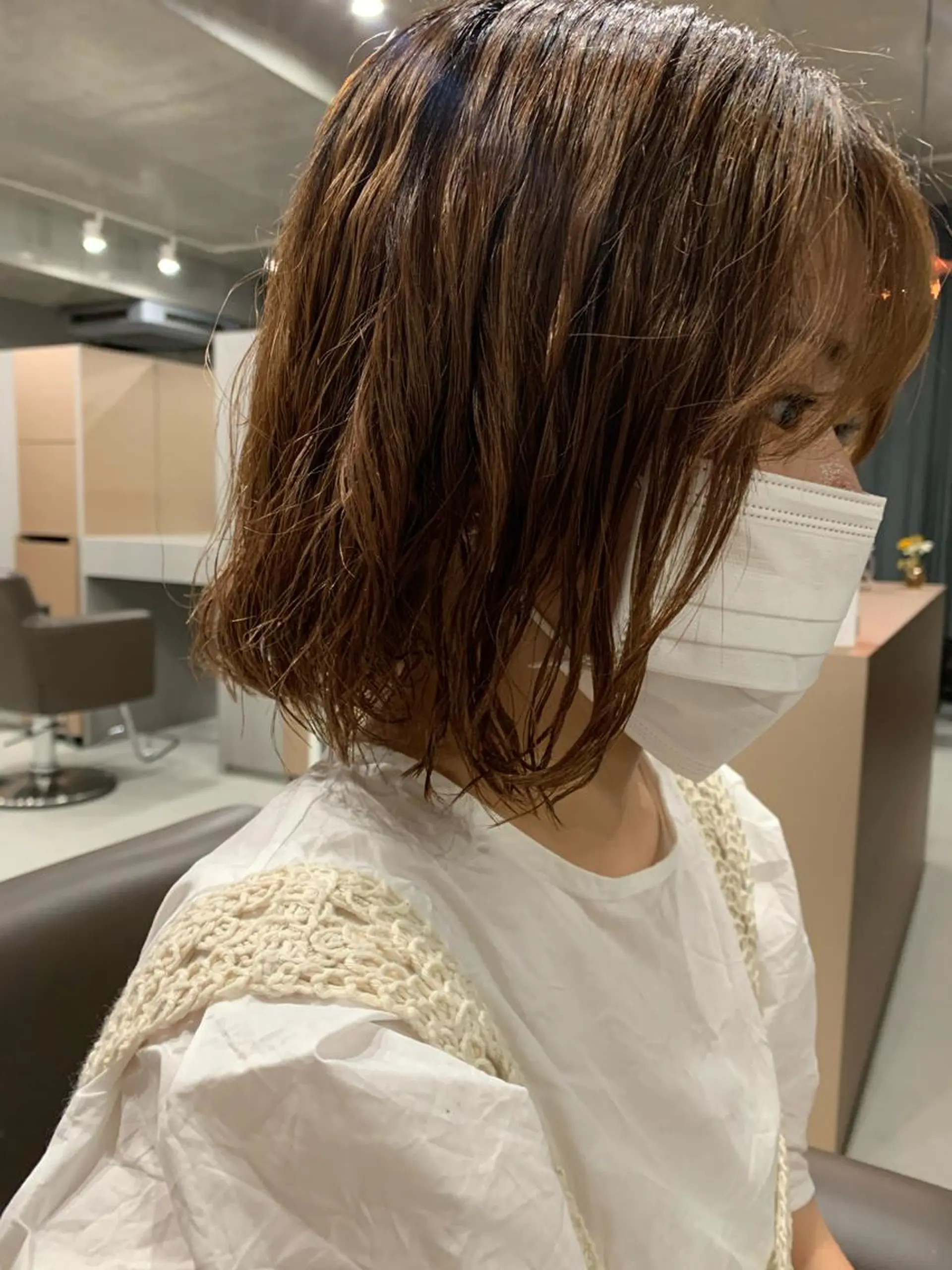 パーマ ボブパーマコテ巻き風 パーマNo1深江秀平のヘアスタイル