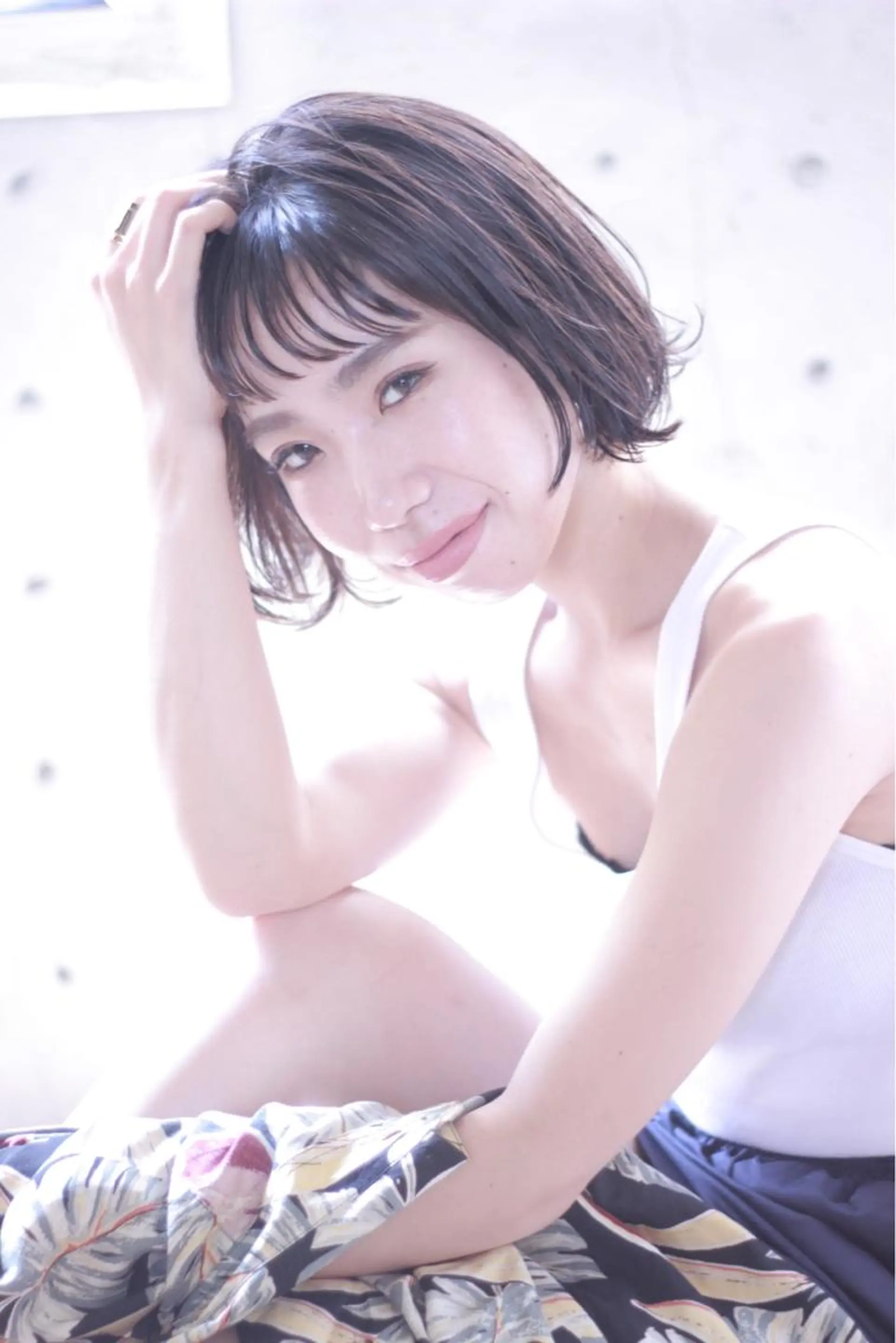 ショート カラー cachecache所属・及川 光のヘアスタイル