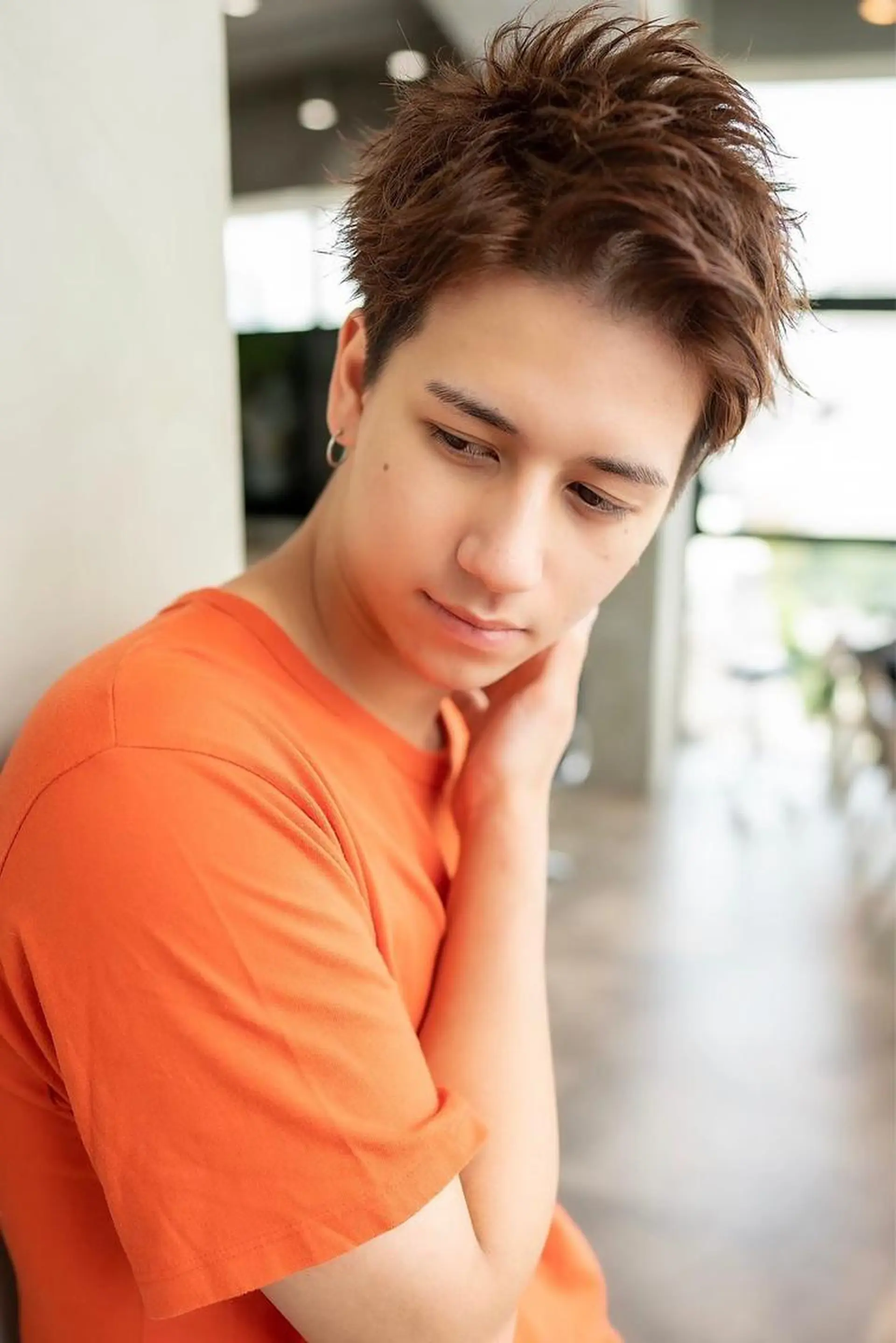 ショート パーマ メンズ カット ヘアカラー FM【エフエム】HAVANA所属・メンズパーマ特化型 🔥URITAのヘアスタイル