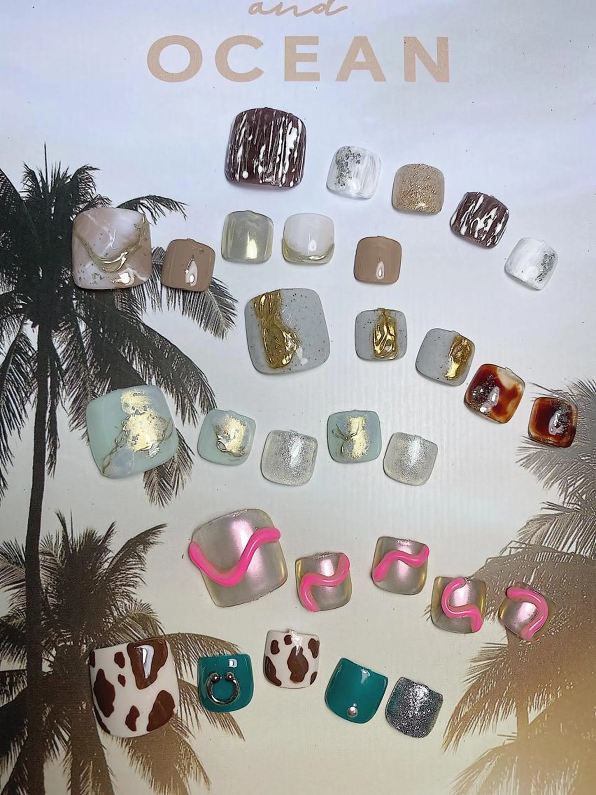 ネイル フットネイル フットネイル GRANDE大須 栄/店長 aki🌙のネイルデザイン