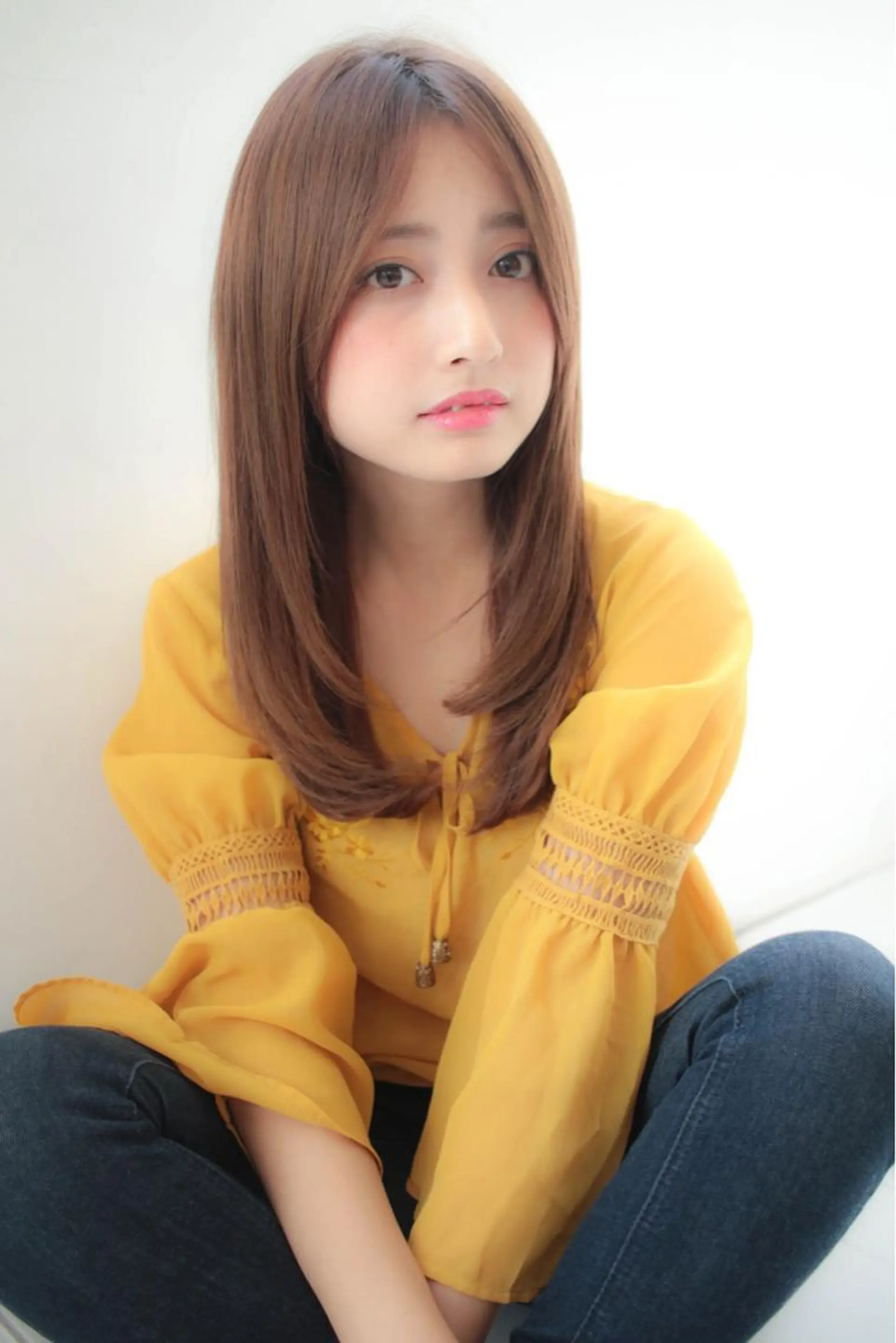 ロング カラー 髪質改善縮毛矯正✨ ナリタユウヤのヘアスタイル