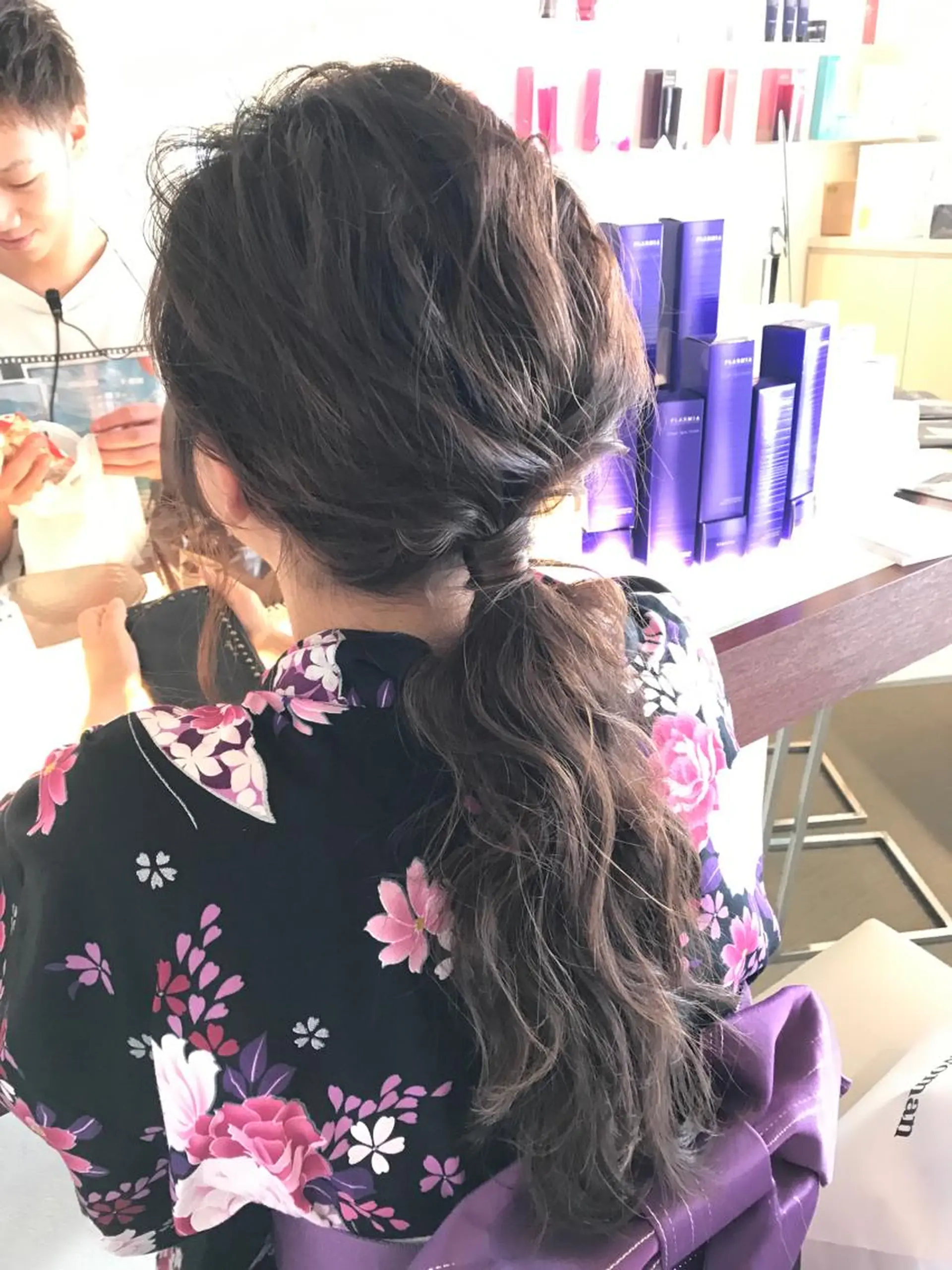 セミロング 浴衣 shanLy所属・撮影モデルさん募集 渡邊直幸のヘアスタイル