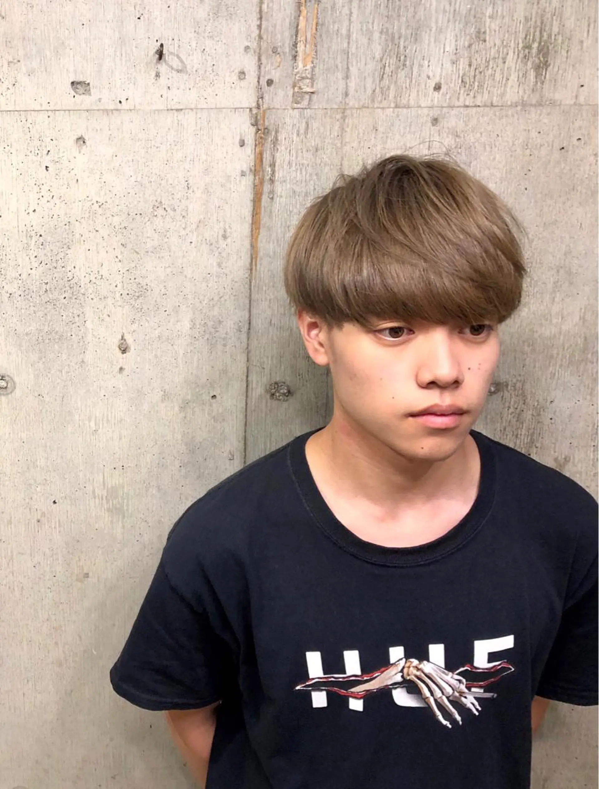 メンズ マッシュ カット ヘアカラー STRINGS 下北沢所属・【メンズ特化】 金子諒磨のヘアスタイル