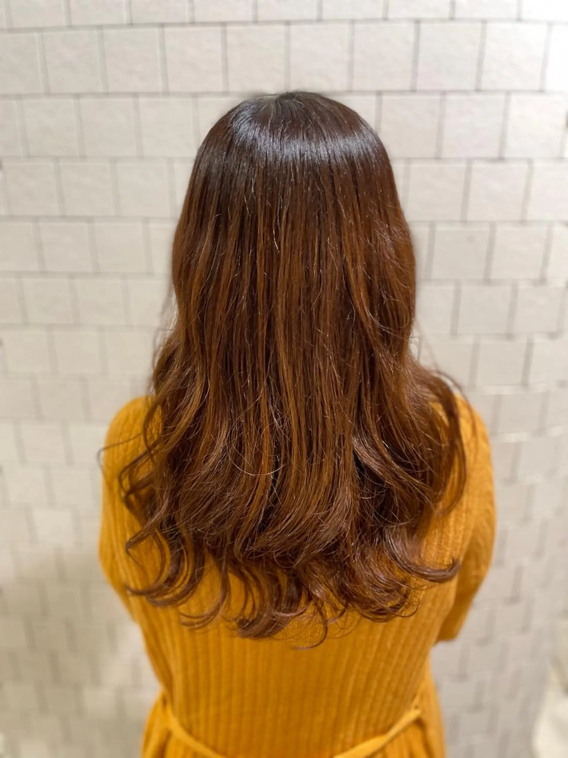 ロング パーマ 萩原 琳之祐のヘアスタイル