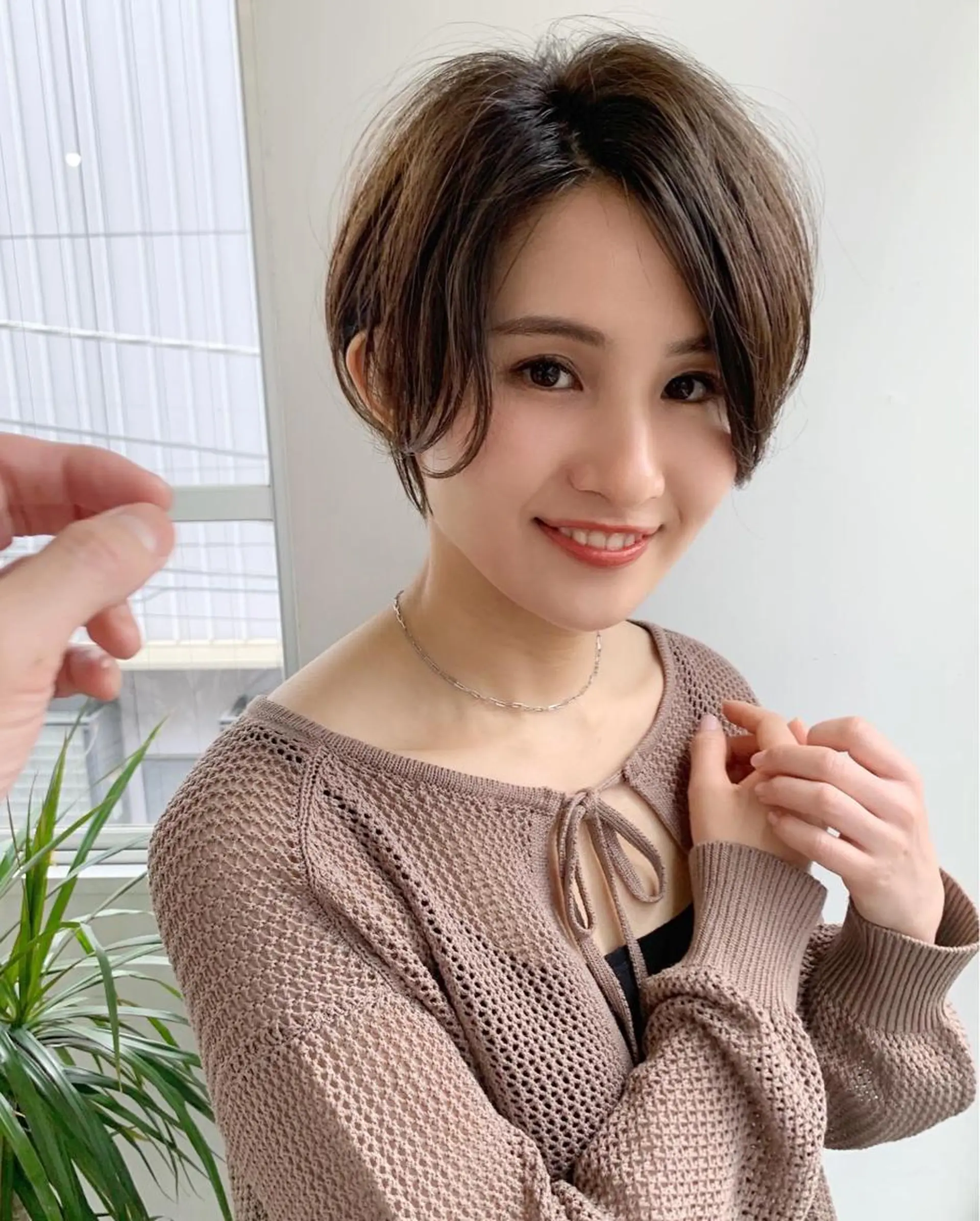 ショート 縮毛矯正/ショート/ レイヤー/畑中正敏のヘアスタイル