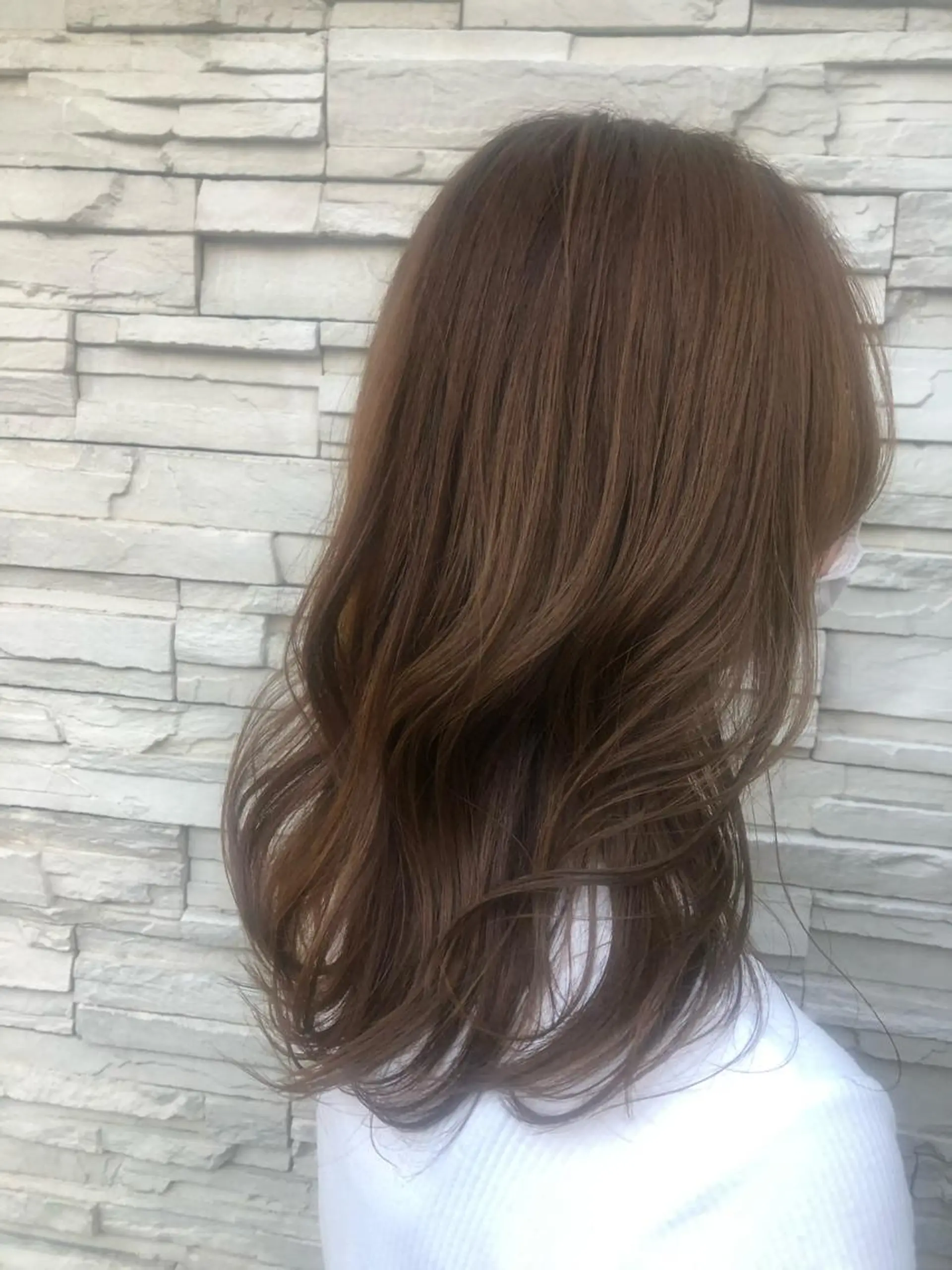 セミロング カット ヘアカラー 😺ヒアリング 重視😺小川のヘアスタイル