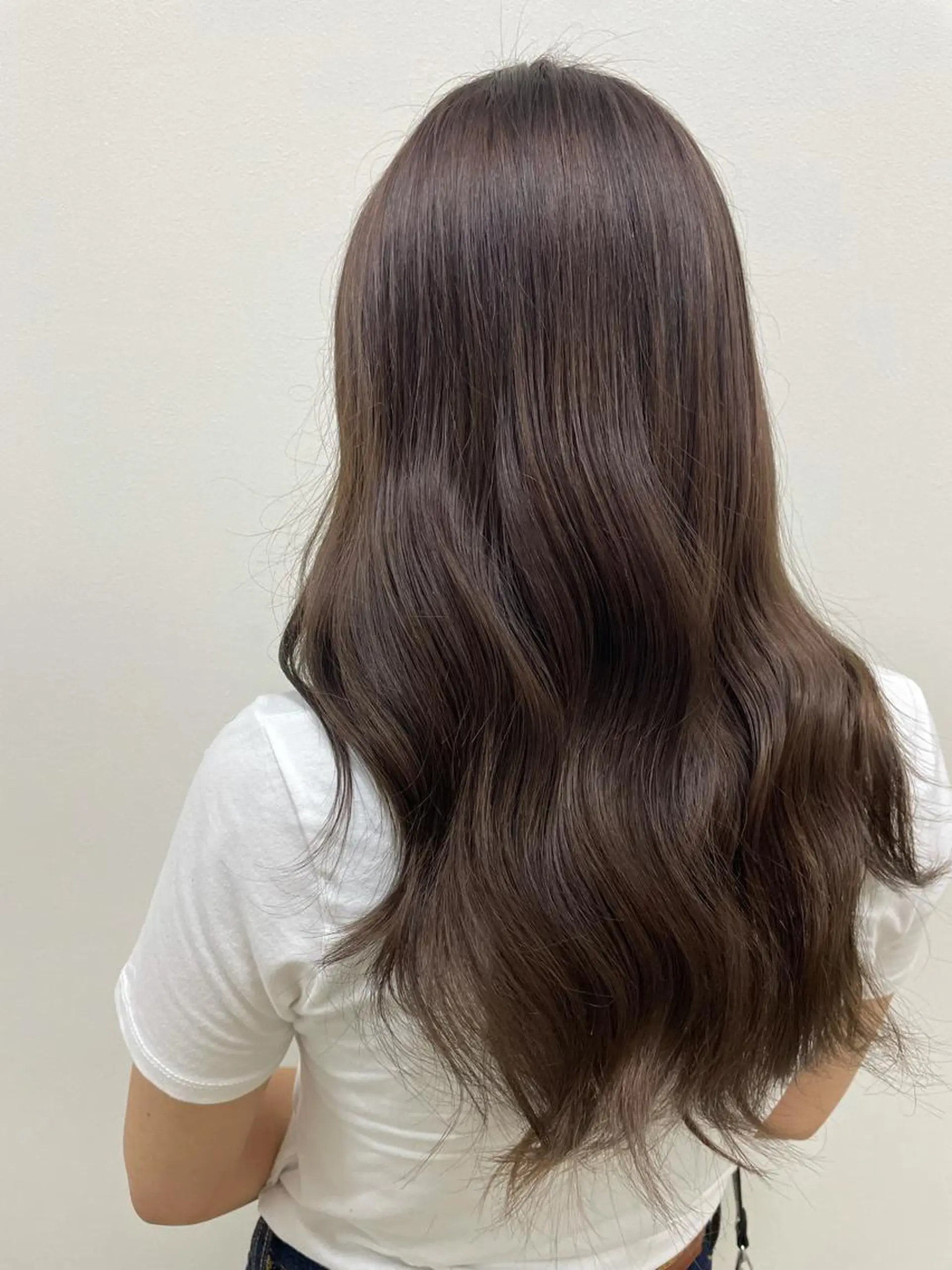 ロング カラー ブリーチ ブラウンカラー ピンクカラー ピンクブラウン Hana ♡ marshu梅田のヘアスタイル