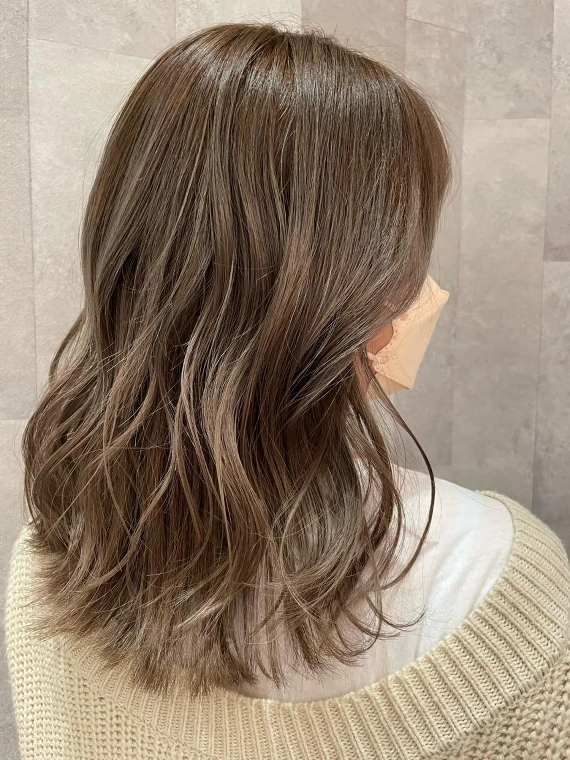 ミディアム カラー UNIX Salon&Spaららぽーと豊洲店所属・大滝 理子のヘアスタイル