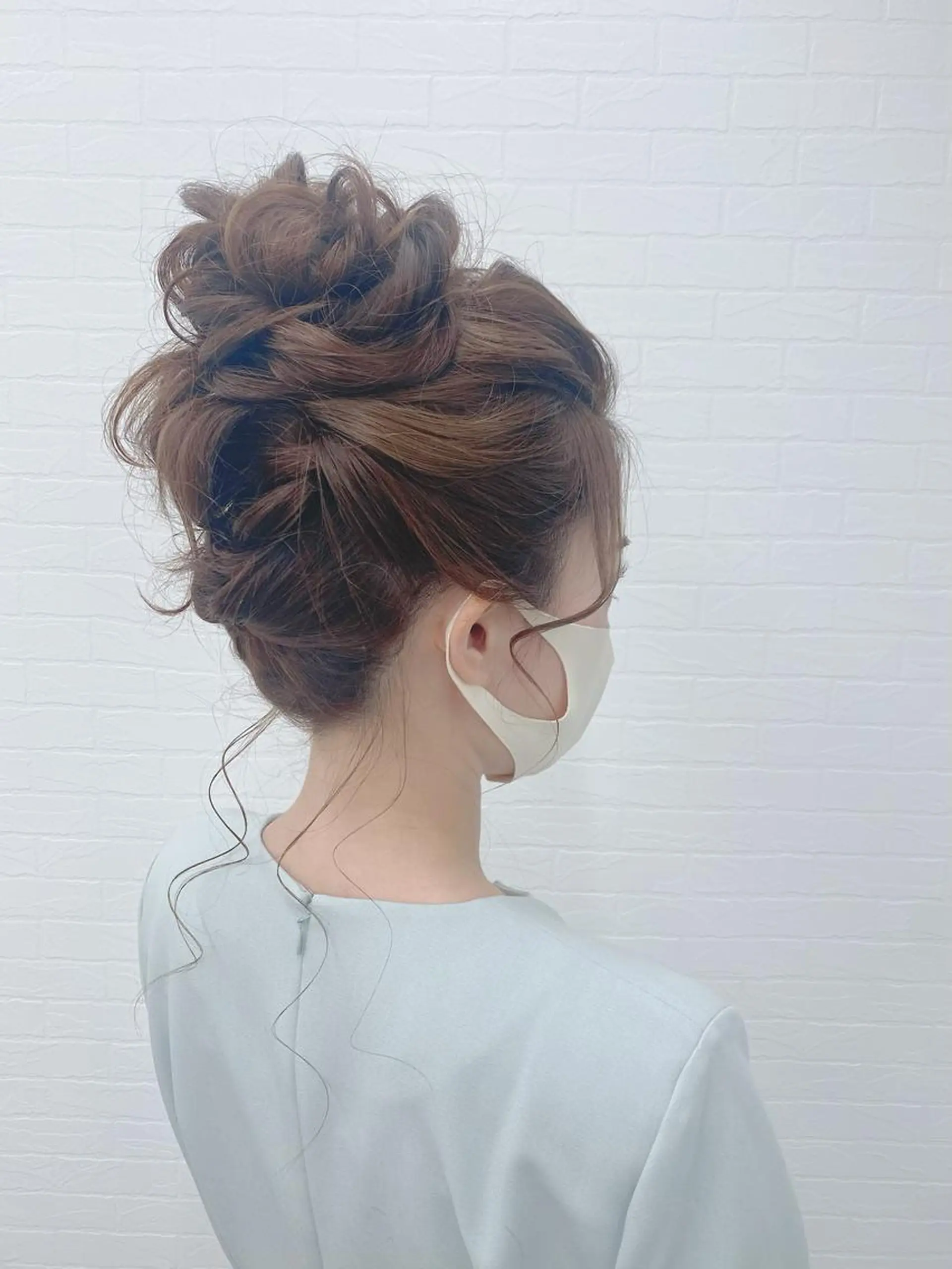 ロング ヘアアレンジ お団子ヘア ヘアセット GRANLUSSO 〜グランルッソ駅前店所属・木口 嘉美のヘアスタイル