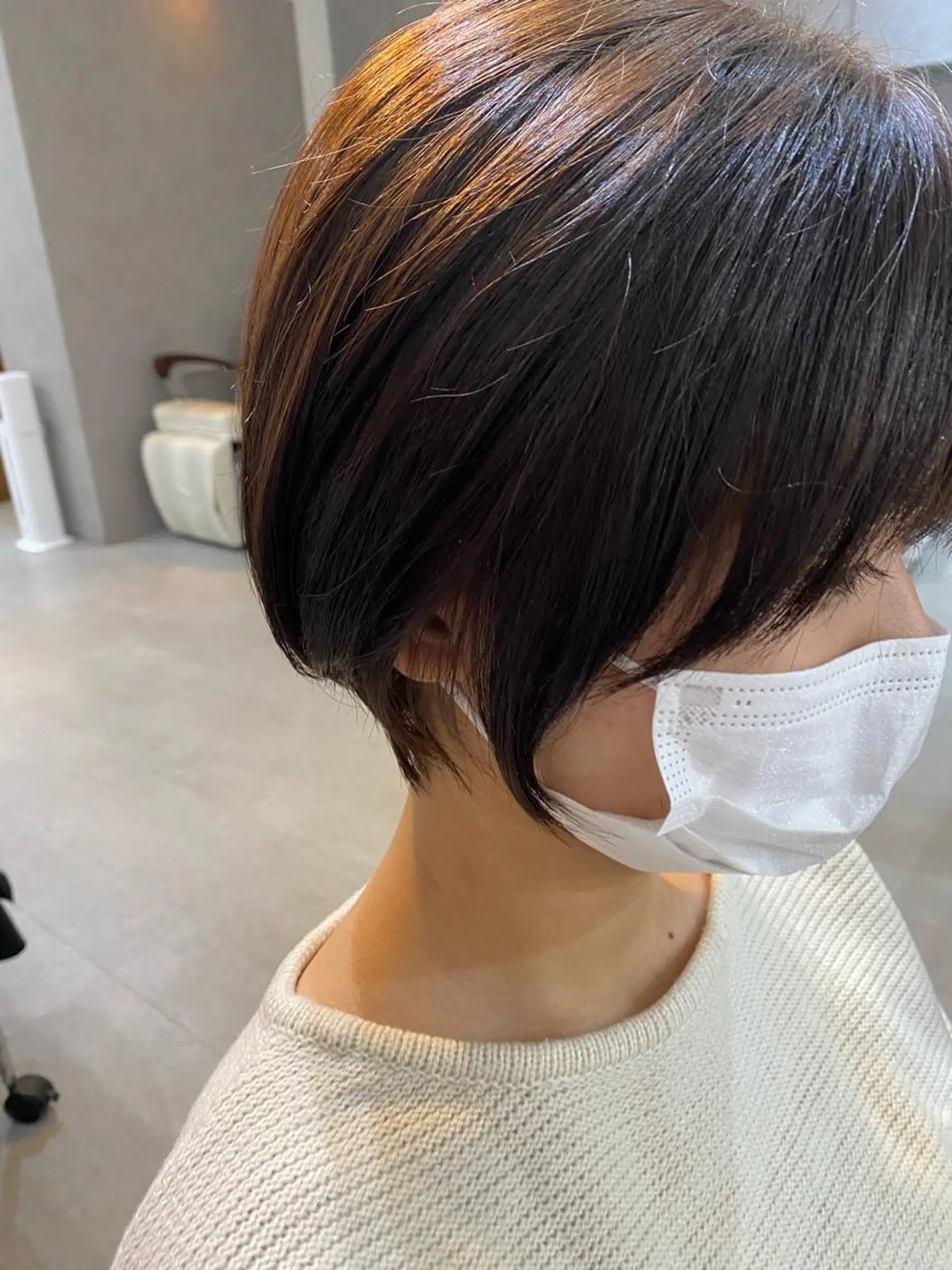 ショート 銀座⚜️【脱白髪染め 美髪矯正】トグチのヘアスタイル