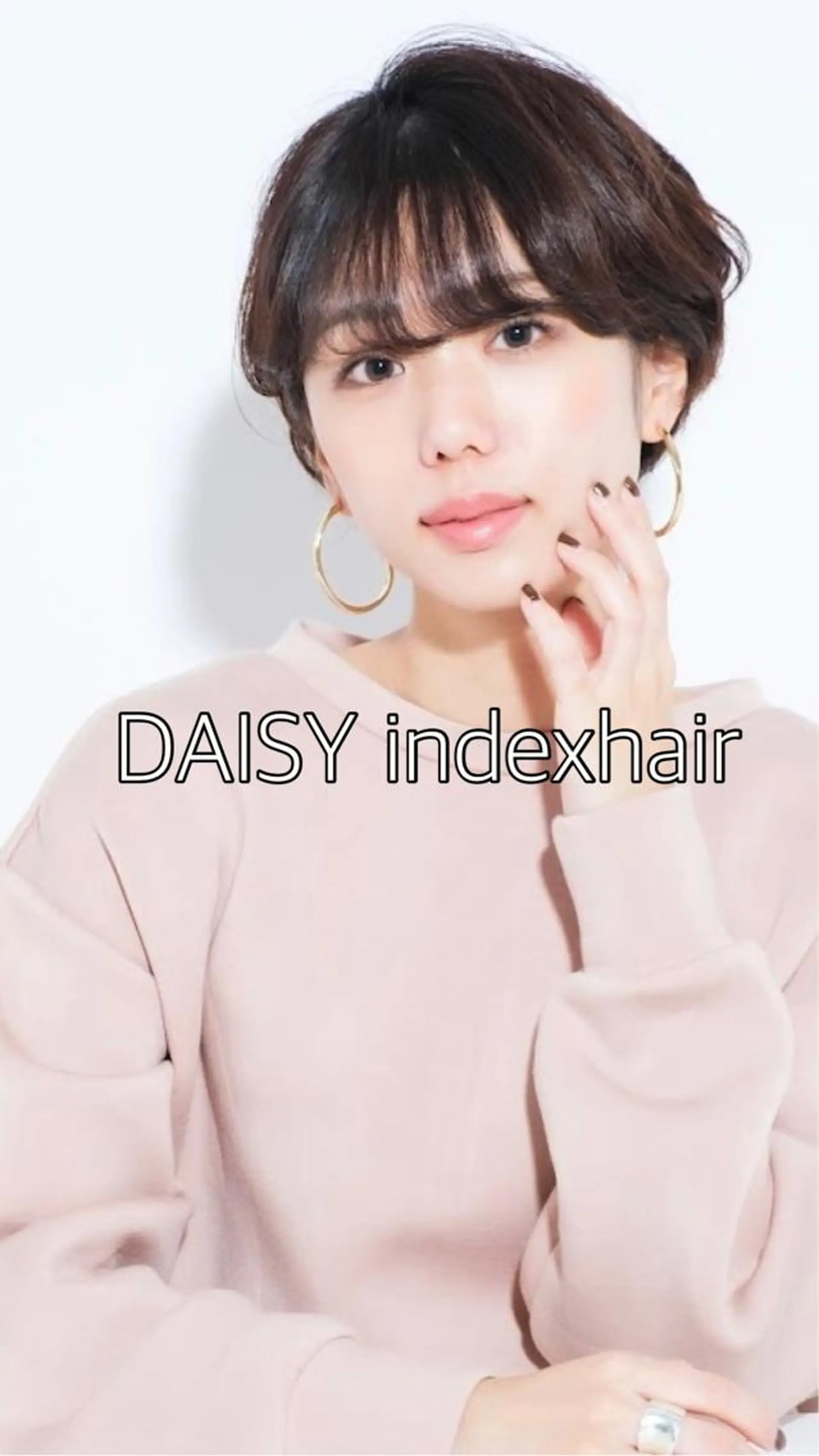 ショート カラー パーマ 似合わせカット ストレートパーマ DAISYindexhair大島店所属・ナカ ヒサシのヘアスタイル