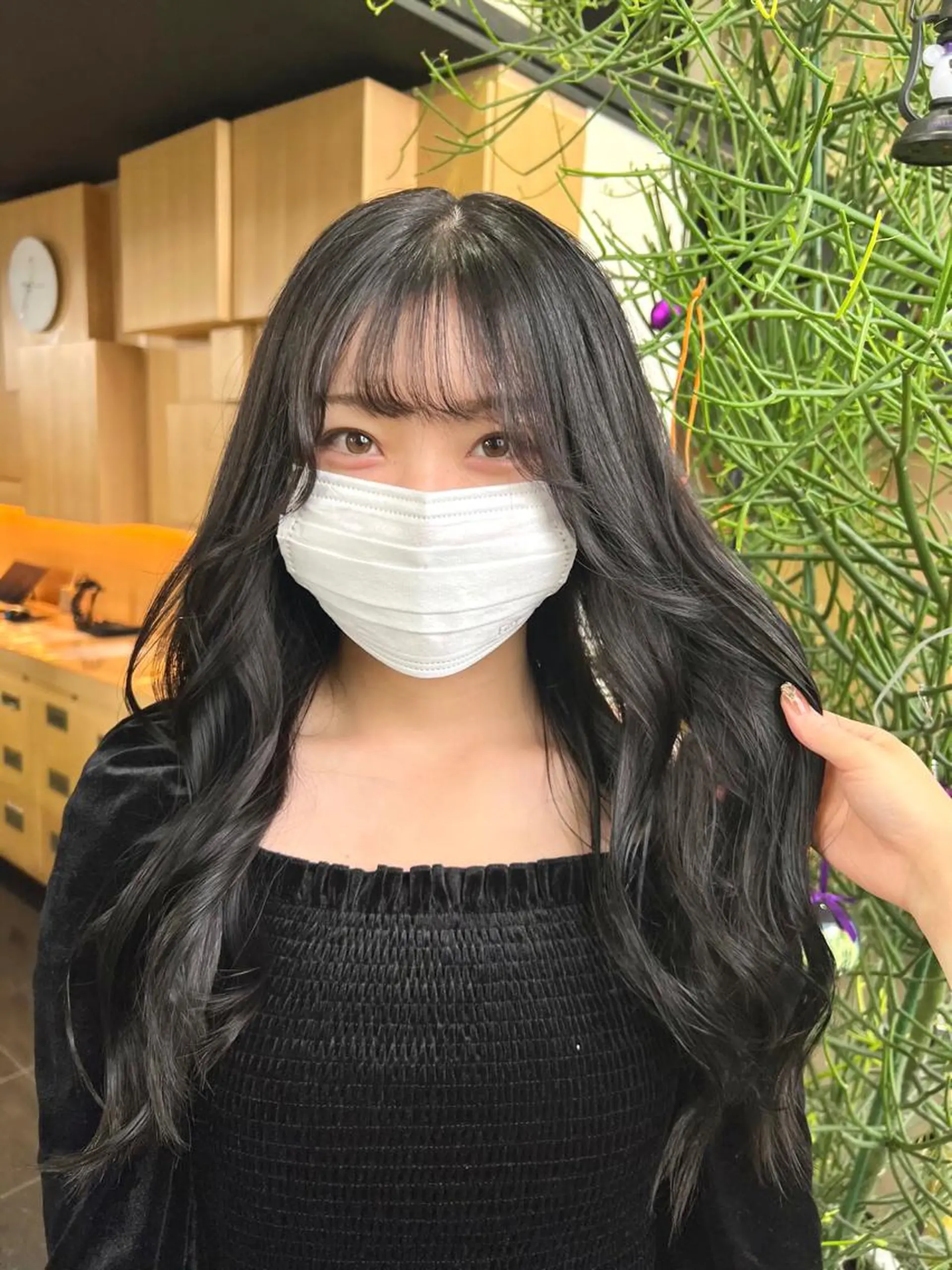 セミロング 暖色カラー/レイヤー カット/Yunaのヘアスタイル