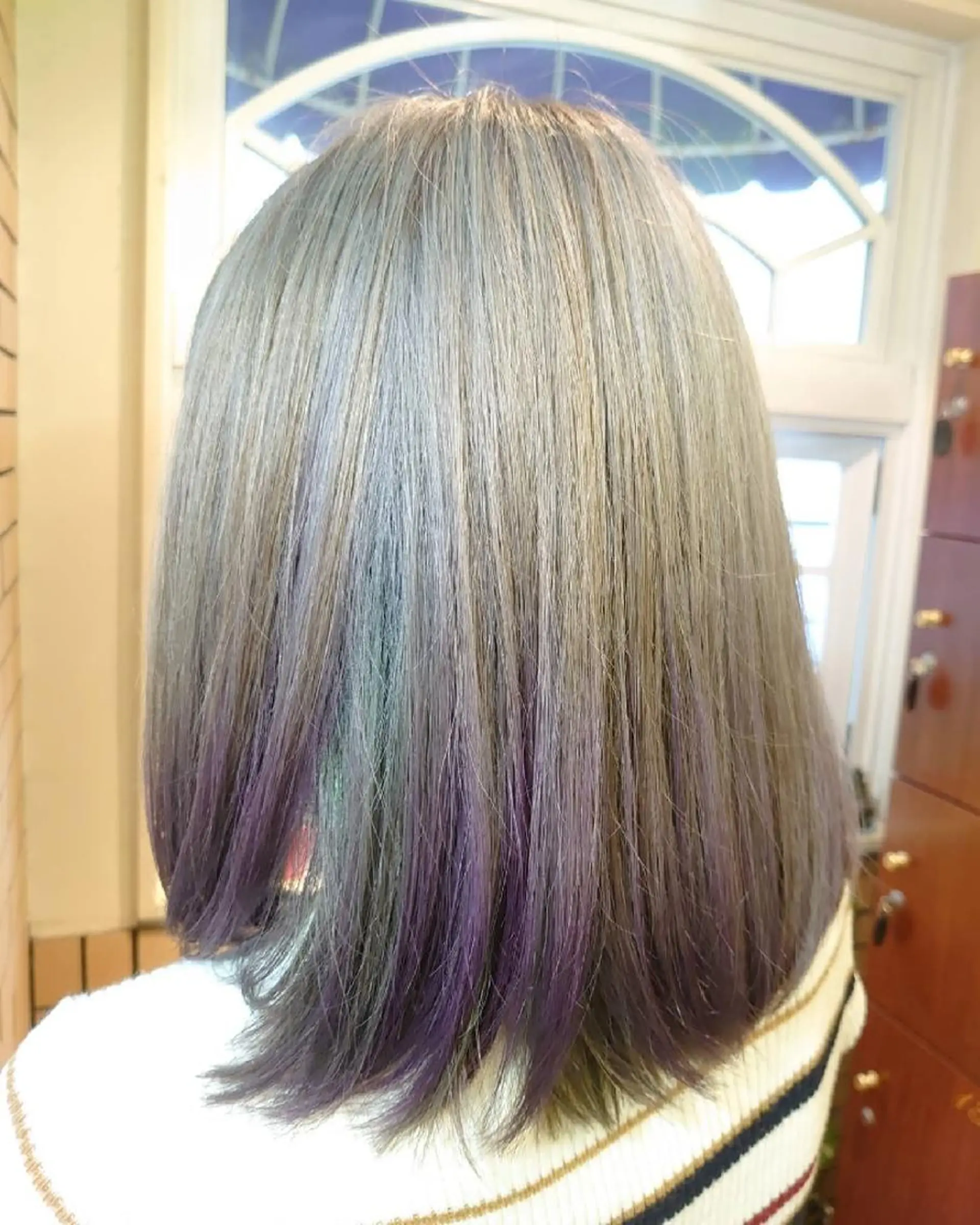 ミディアム ヘアアレンジ ボブ 顔まわりレイヤー 顔周りカット レイヤーカット 🐺デザインウルフ / 一ノ瀬 凌🐺のヘアスタイル