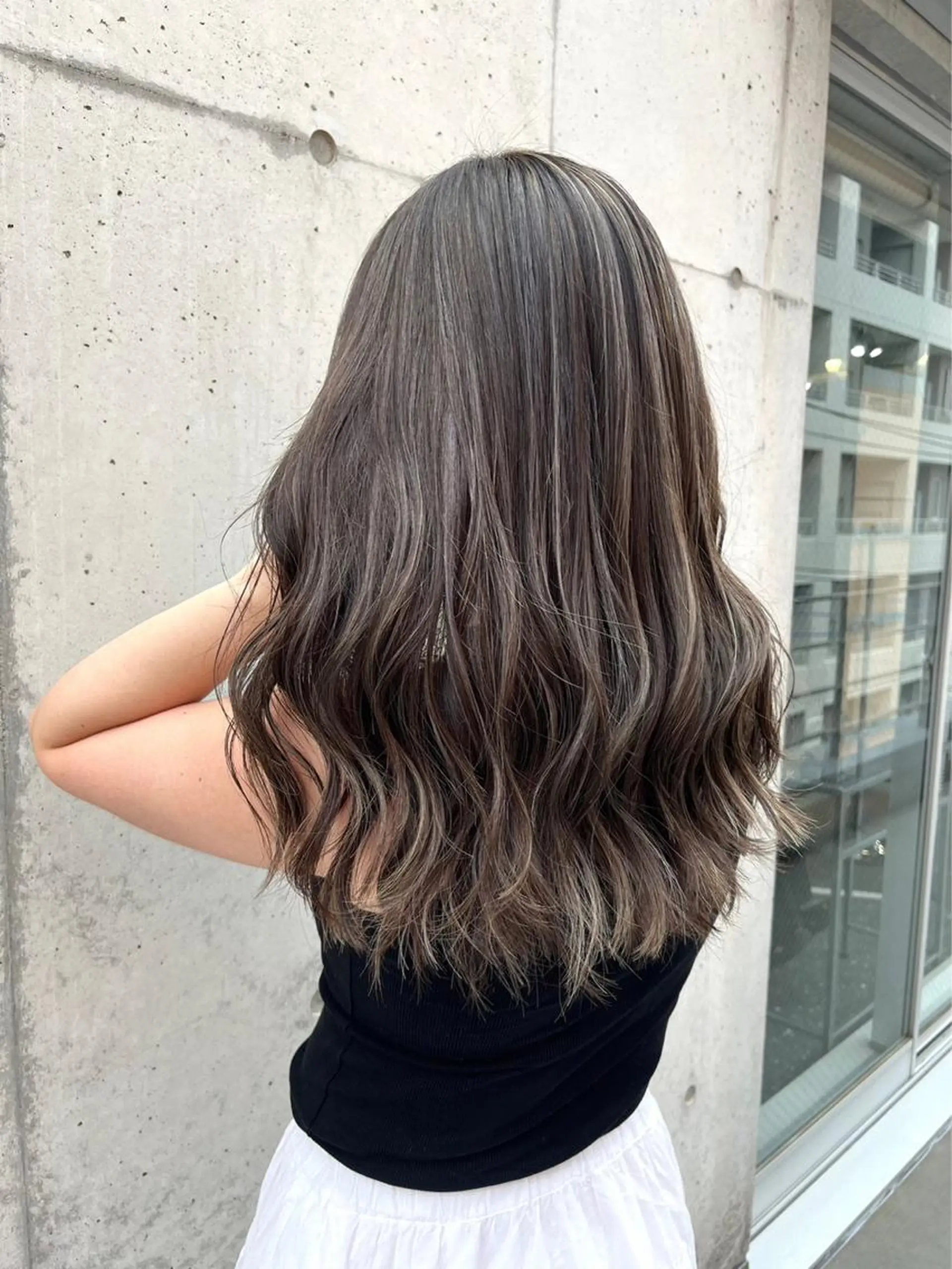 ロング カット ヘアカラー トリートメント 【公式】髪質改善 Oto.吉祥寺のヘアスタイル