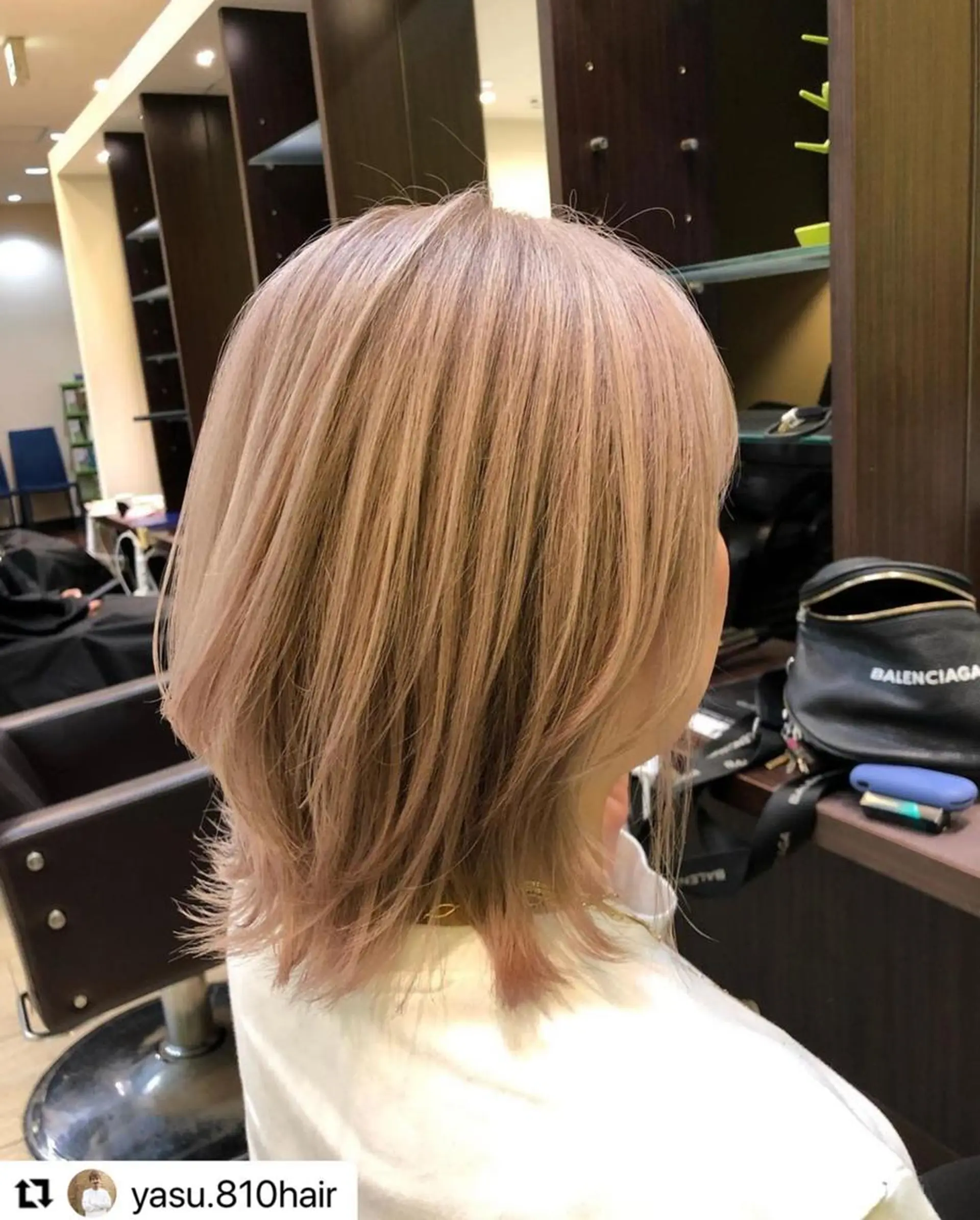 ショート カラー パーマ メンズ メンズバレイヤージュ メンズブリーチ メンズハイライト メンズハイトーン メンズインナーカラー 🩷Eny terrace🩷のヘアスタイル