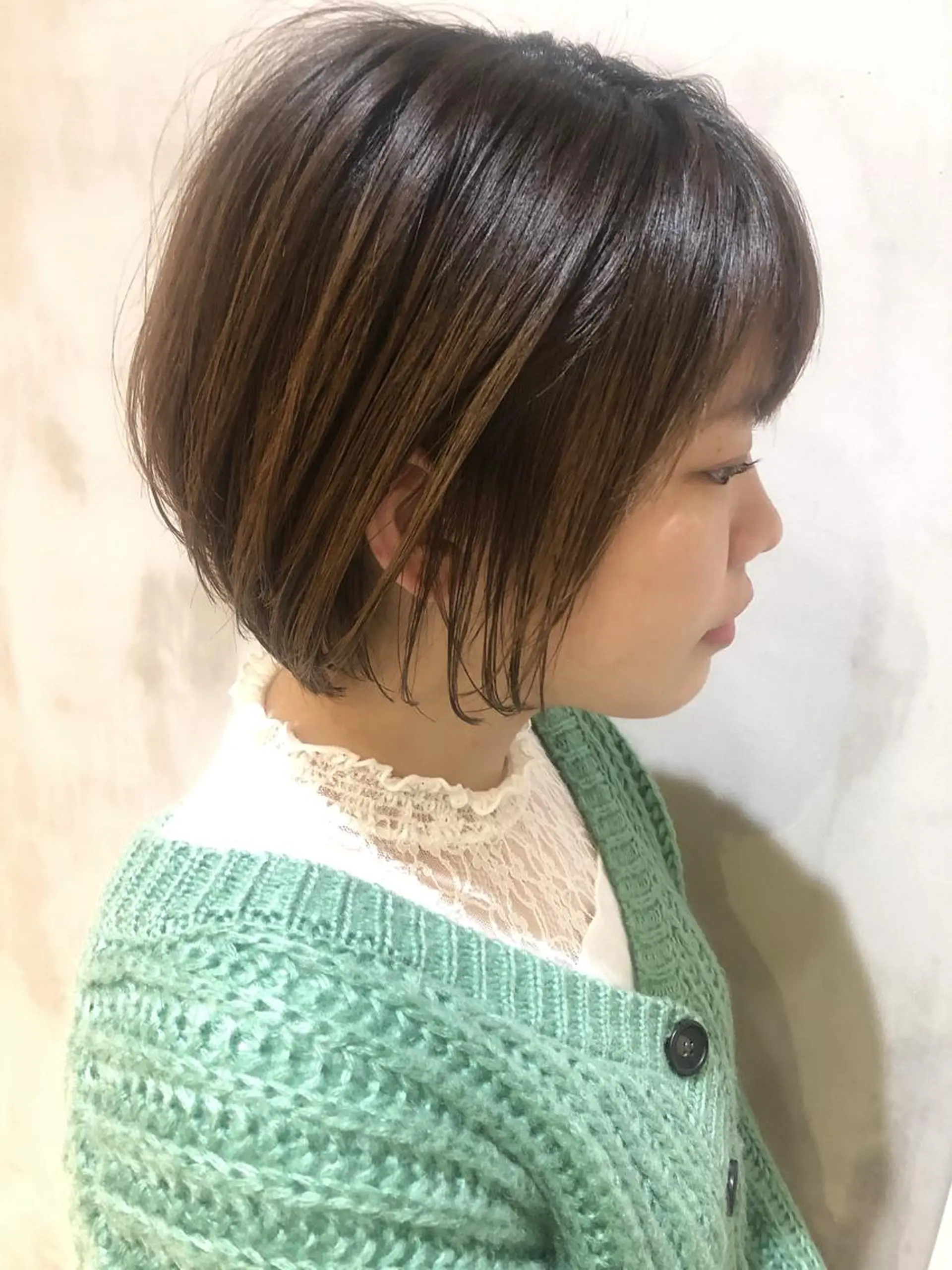 ショート アッシュ ボブ エクステ 外国人風カラー ハイライト カット ヘッドスパ reverie【レヴリー】所属・夜23時まで予約🉑 reverieあきらのヘアスタイル