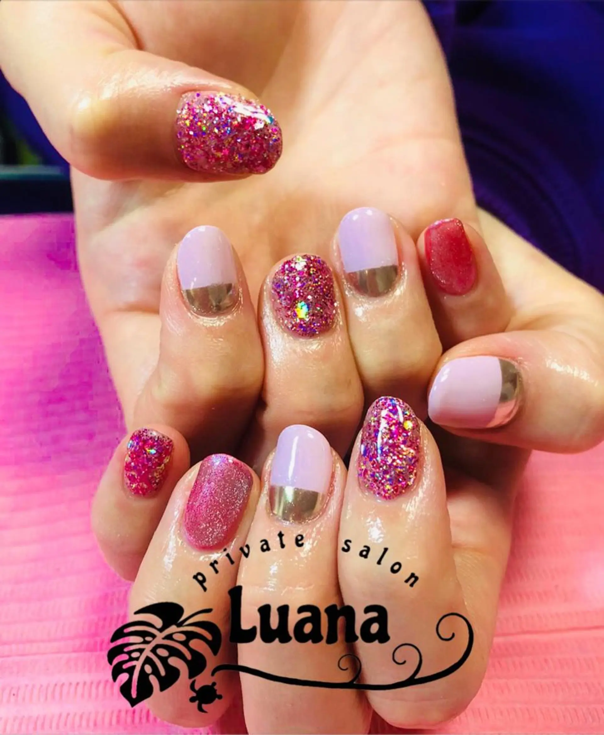 ネイル 持ち込み 自宅ネイルサロン ルアナのネイルデザイン