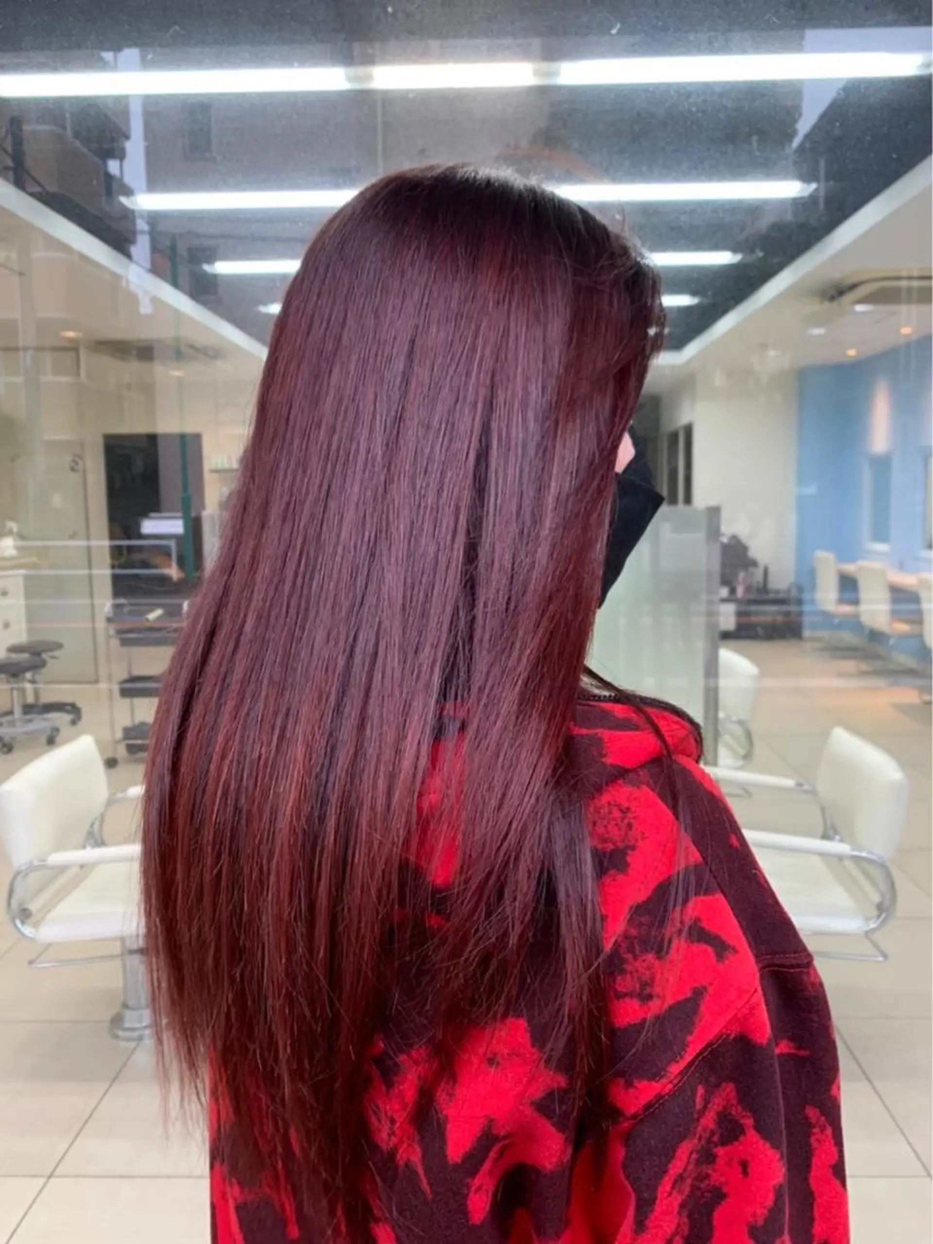 ロング カラー ヘアカラー トリートメント ブリーチ/ヘアセット 【𝙍𝙞𝙣𝙤】のヘアスタイル