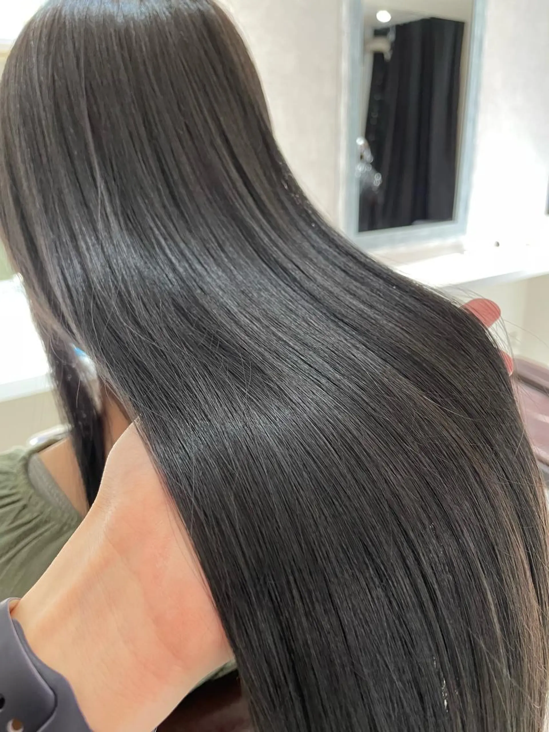 ミディアム カラー カット トリートメント ［パサつき改善］＊ 髪質改善ケアサロン＊のヘアスタイル