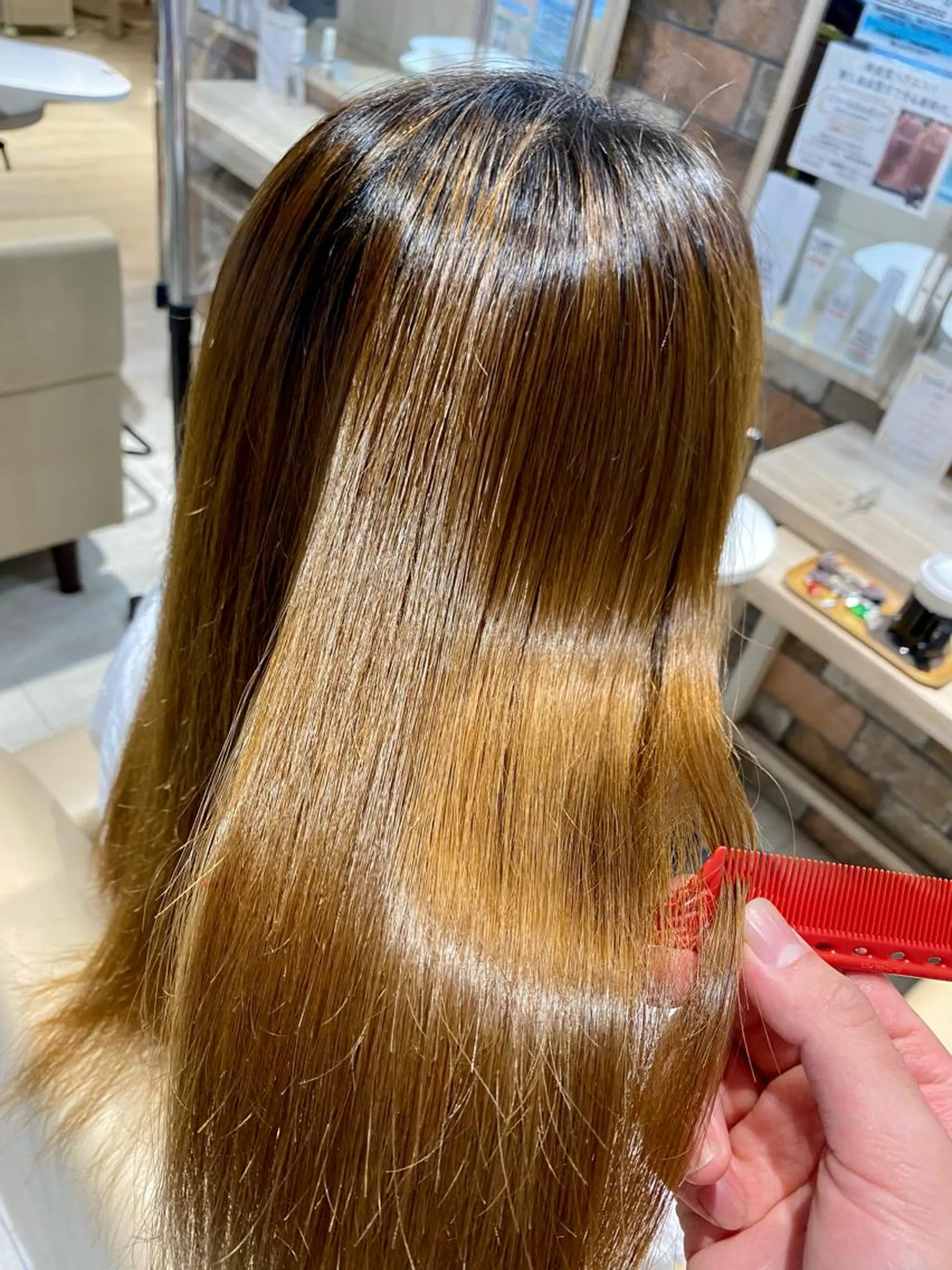 ロング 縮毛矯正 SALOWIN調布店所属・ツヤ髪師 kichiのヘアスタイル