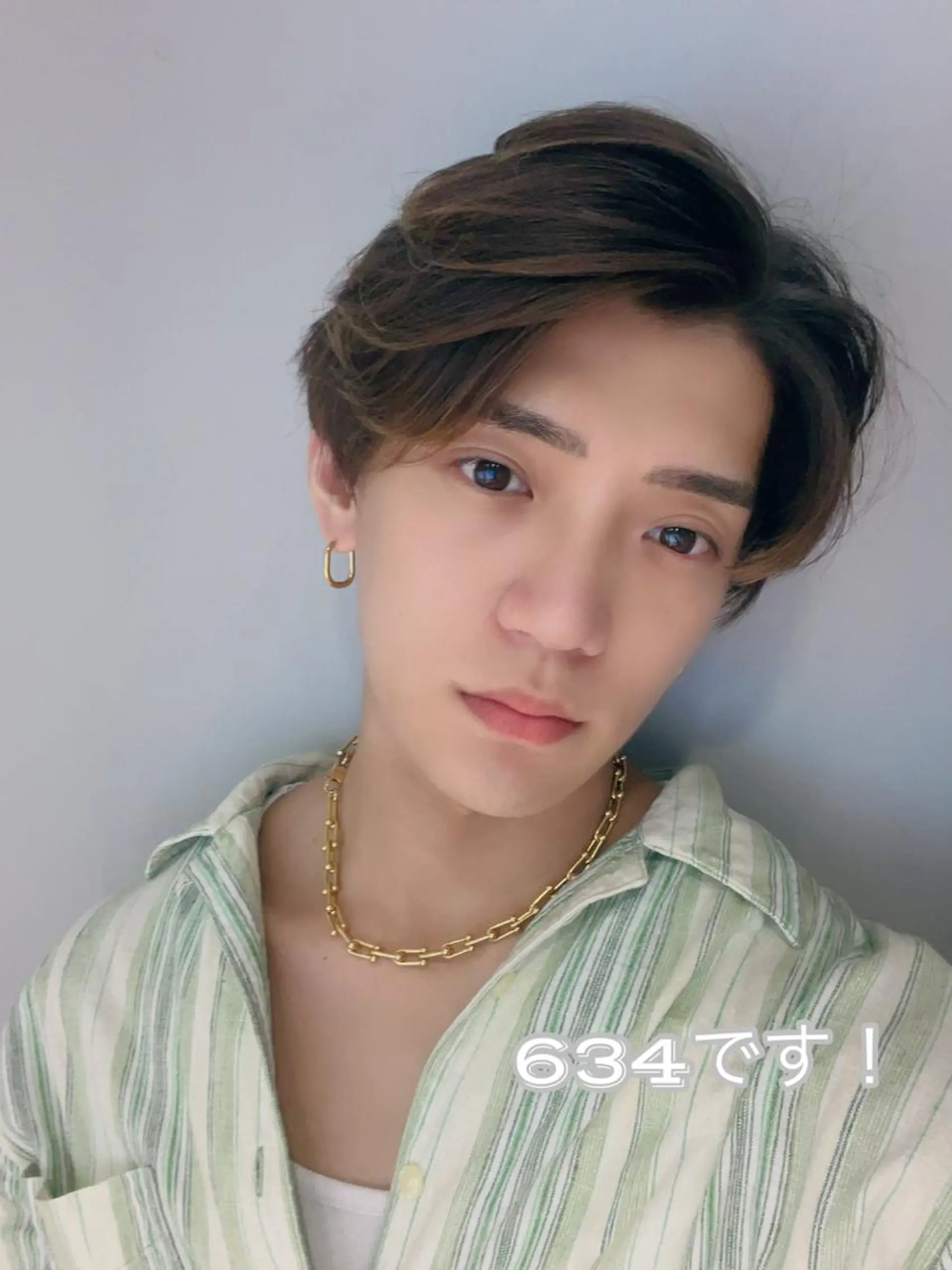 セミロング カラー パーマ ヘアアレンジ セミロングパーマ バレイヤージュ ブリーチ 透明感カラー ダブルカラー 二ヶ月綺麗が続く デザイン/星野六三四のヘアスタイル