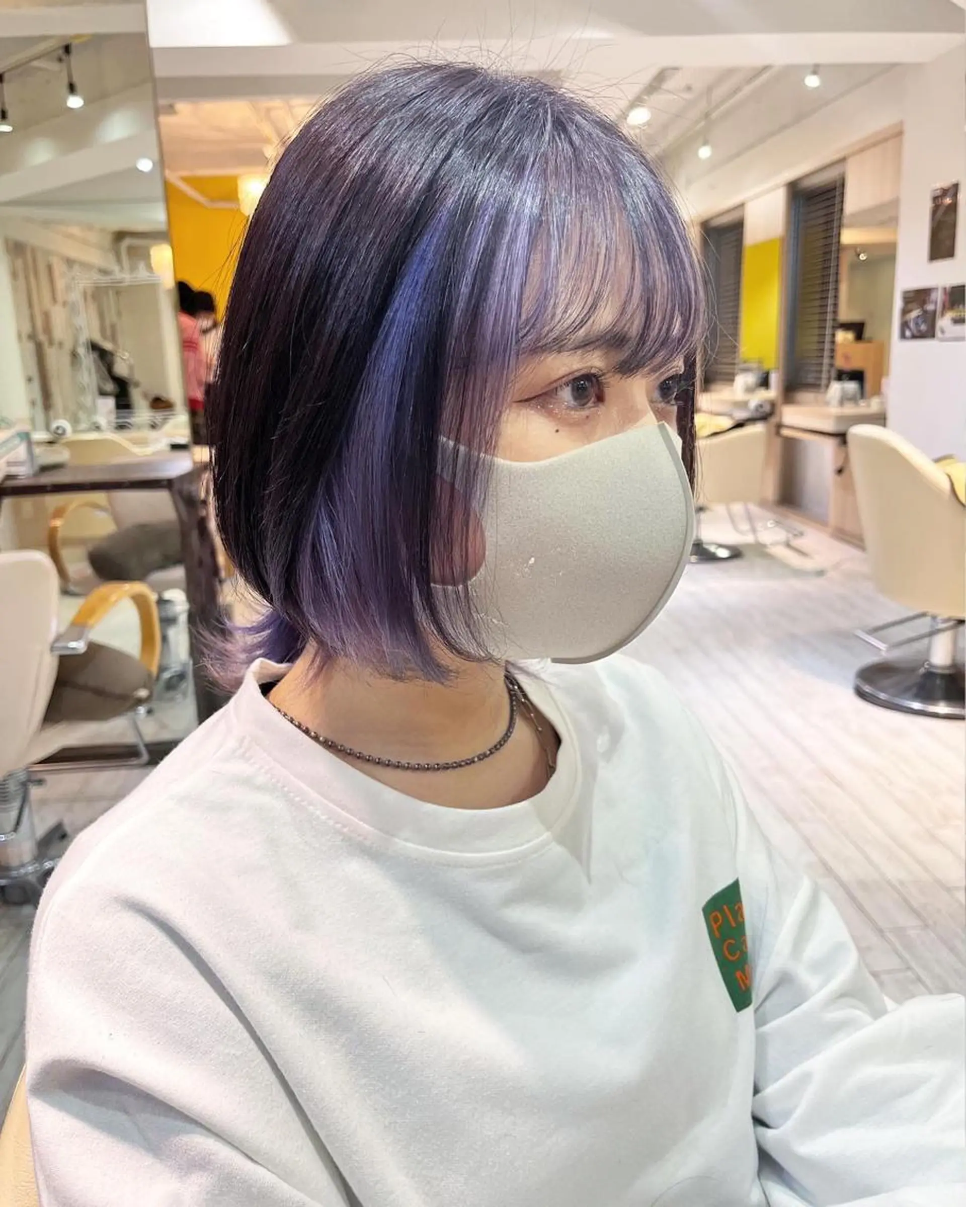 ミディアム カラー ヘアアレンジ ブリーチなし/ レイヤー🌿runaのヘアスタイル