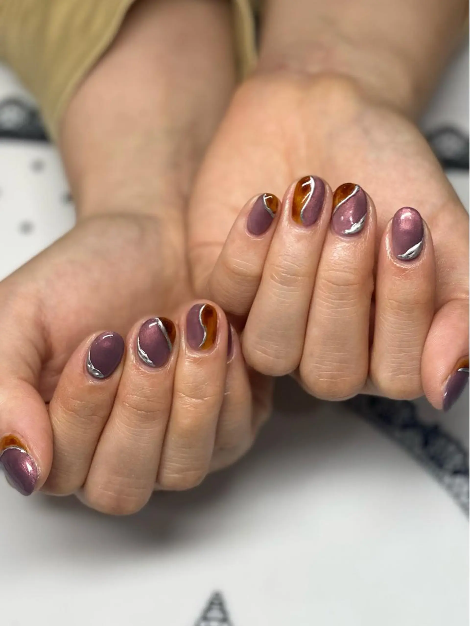 ネイル べっ甲ネイル yuminail所属・錦糸町 yuminailのネイルデザイン