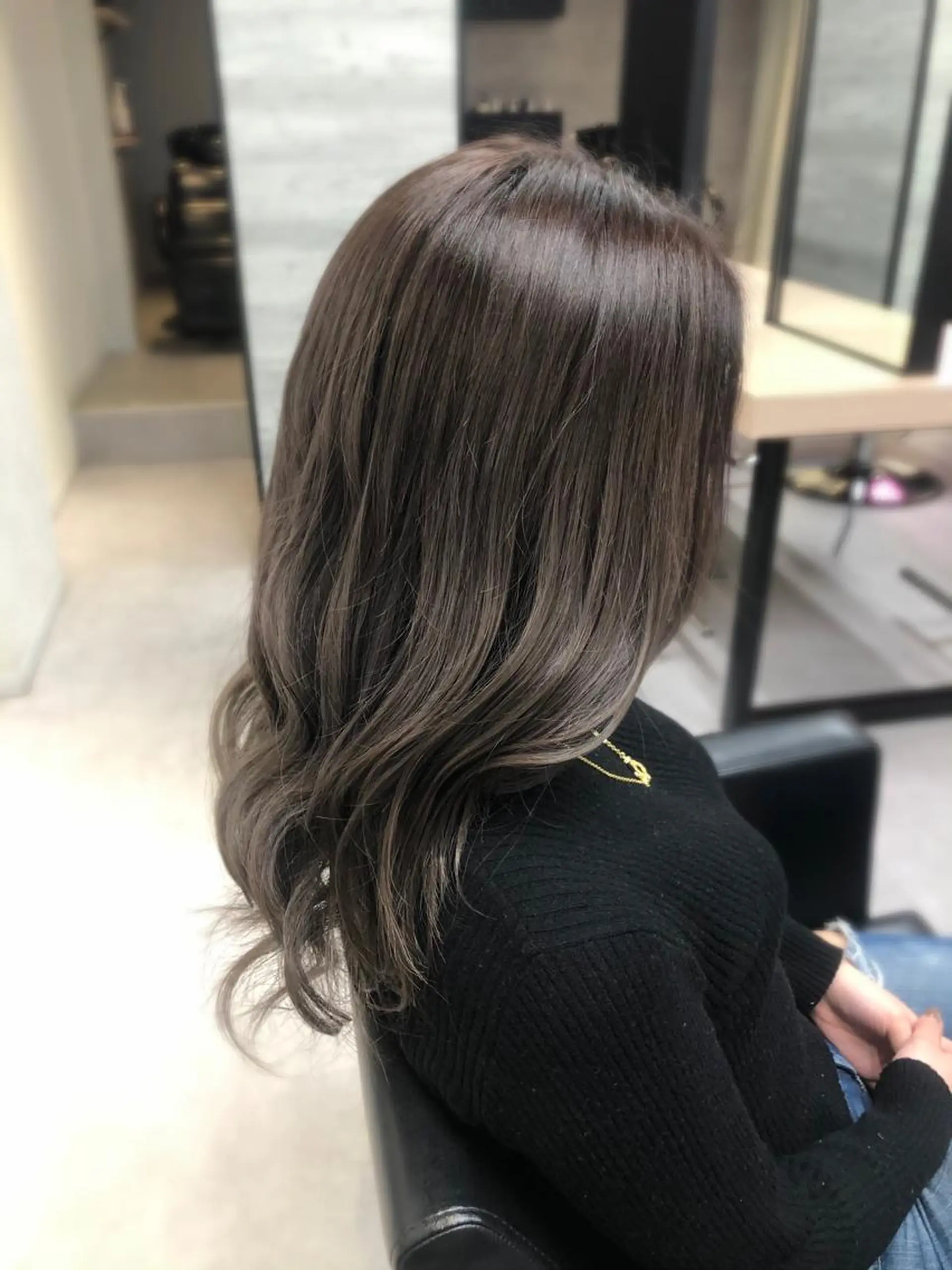 セミロング カラー カット ヘアカラー トリートメント 🪞個室サロン/韓国 艶髪/keito🪞のヘアスタイル