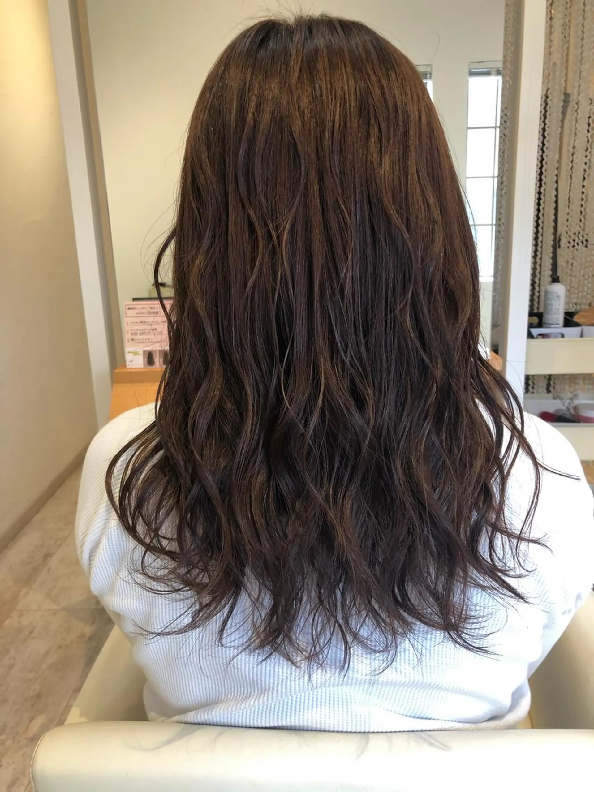 ロング カラー ヘアカラー トリートメント ヘッドスパ Warmcolors 🎀Reonaのヘアスタイル