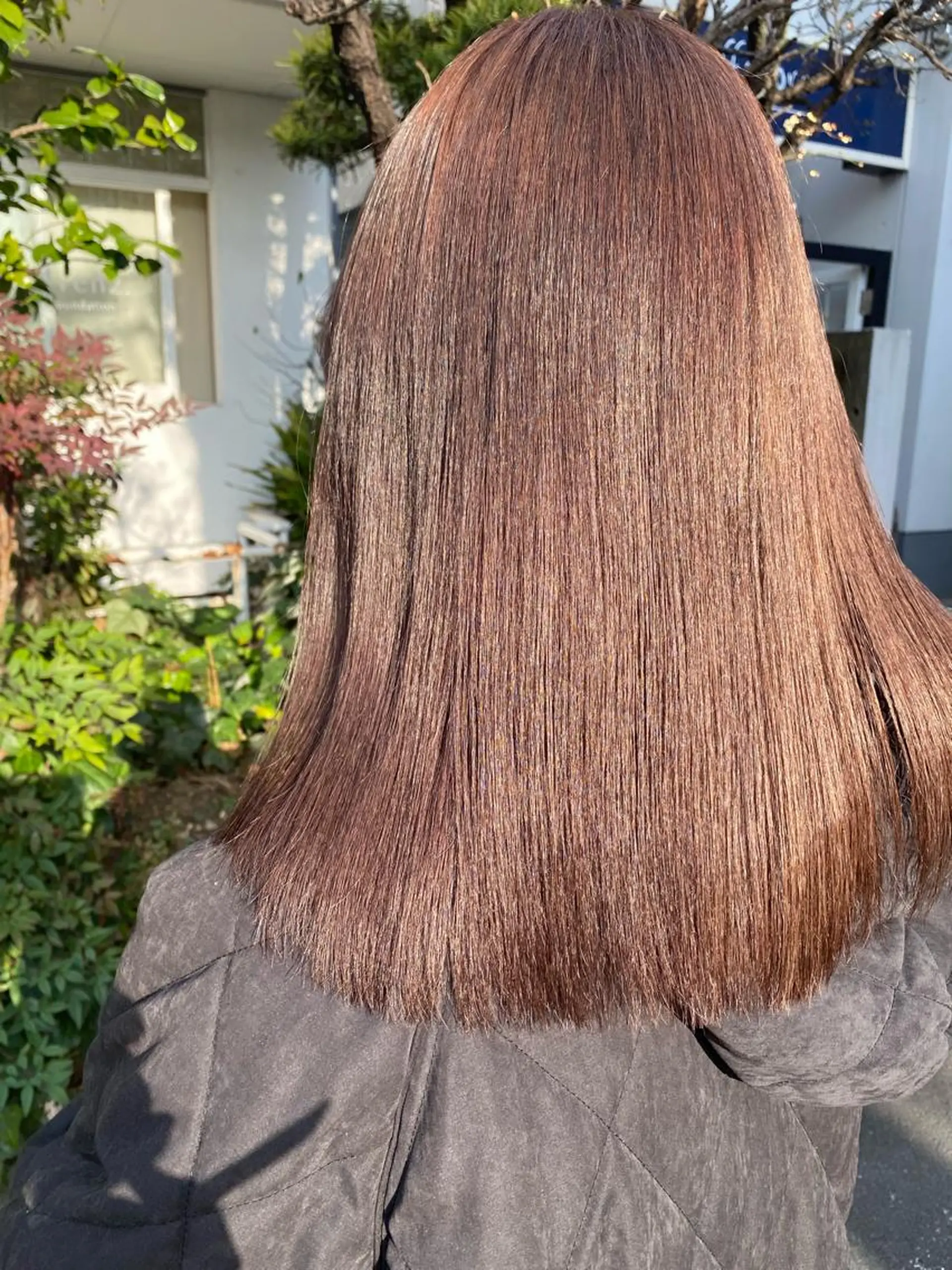 ミディアム カラー ブラウンカラー モカブラウン お任せヘア☘️☘️ 及川渚のヘアスタイル