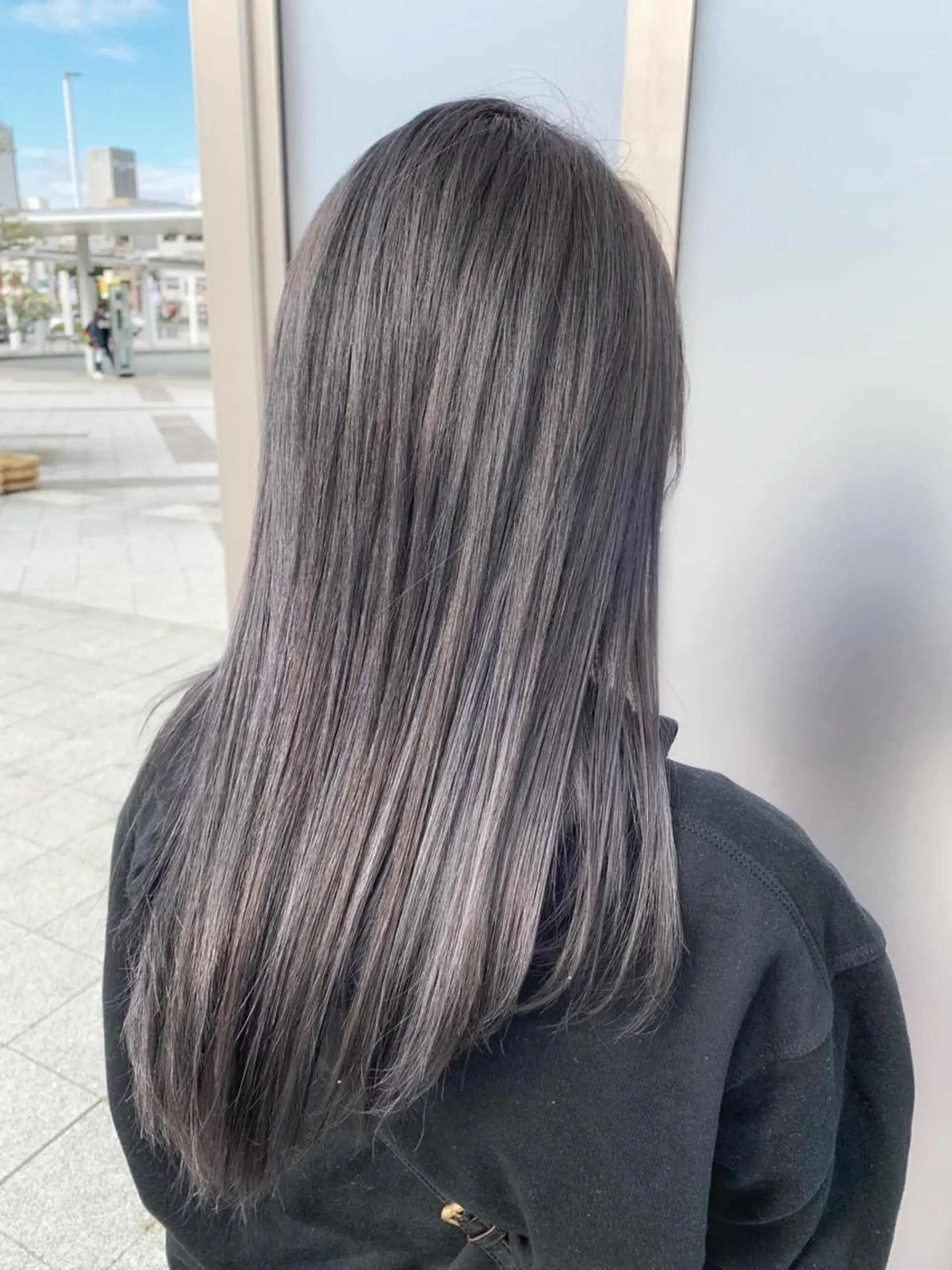 ロング ヘアカラー トリートメント slow所属・名取 純平のヘアスタイル