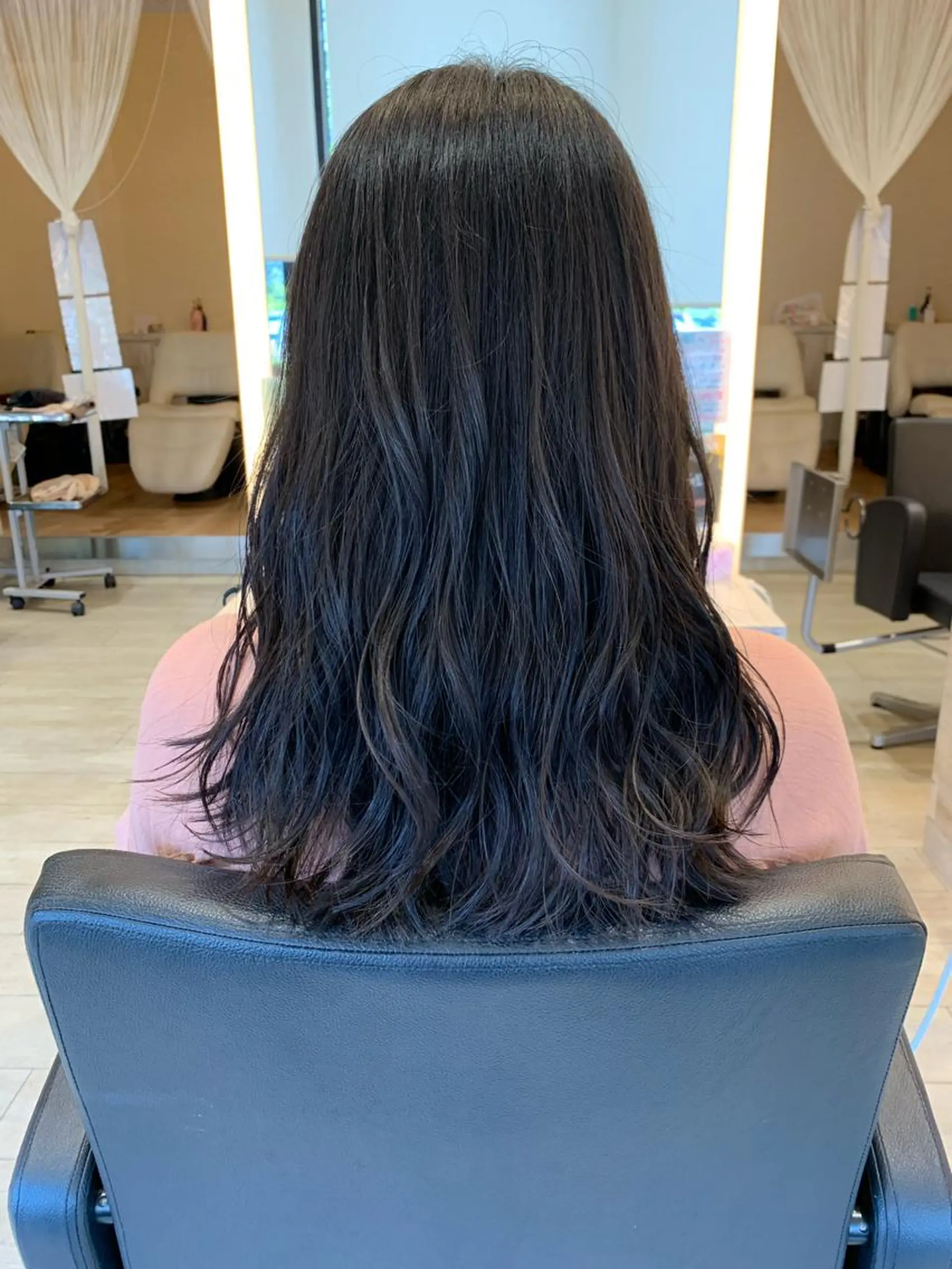 セミロング カラー カット ヘアカラー NYNY四條畷店 森 亮人のヘアスタイル