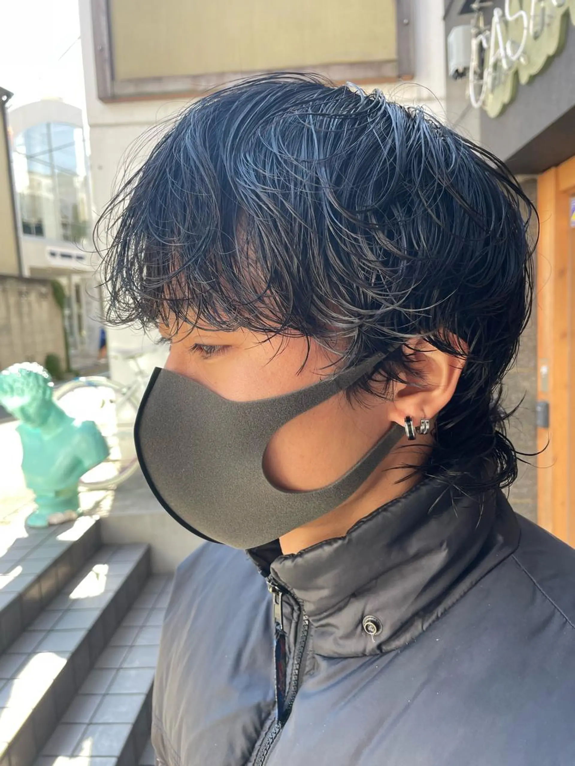 ショート カラー パーマ ヘアアレンジ メンズ メンズバレイヤージュ メンズブリーチ センターパート フェードカット メンズハイライト パーマ トリートメント ハイトーン/レイヤー 🌸さくらのヘアスタイル