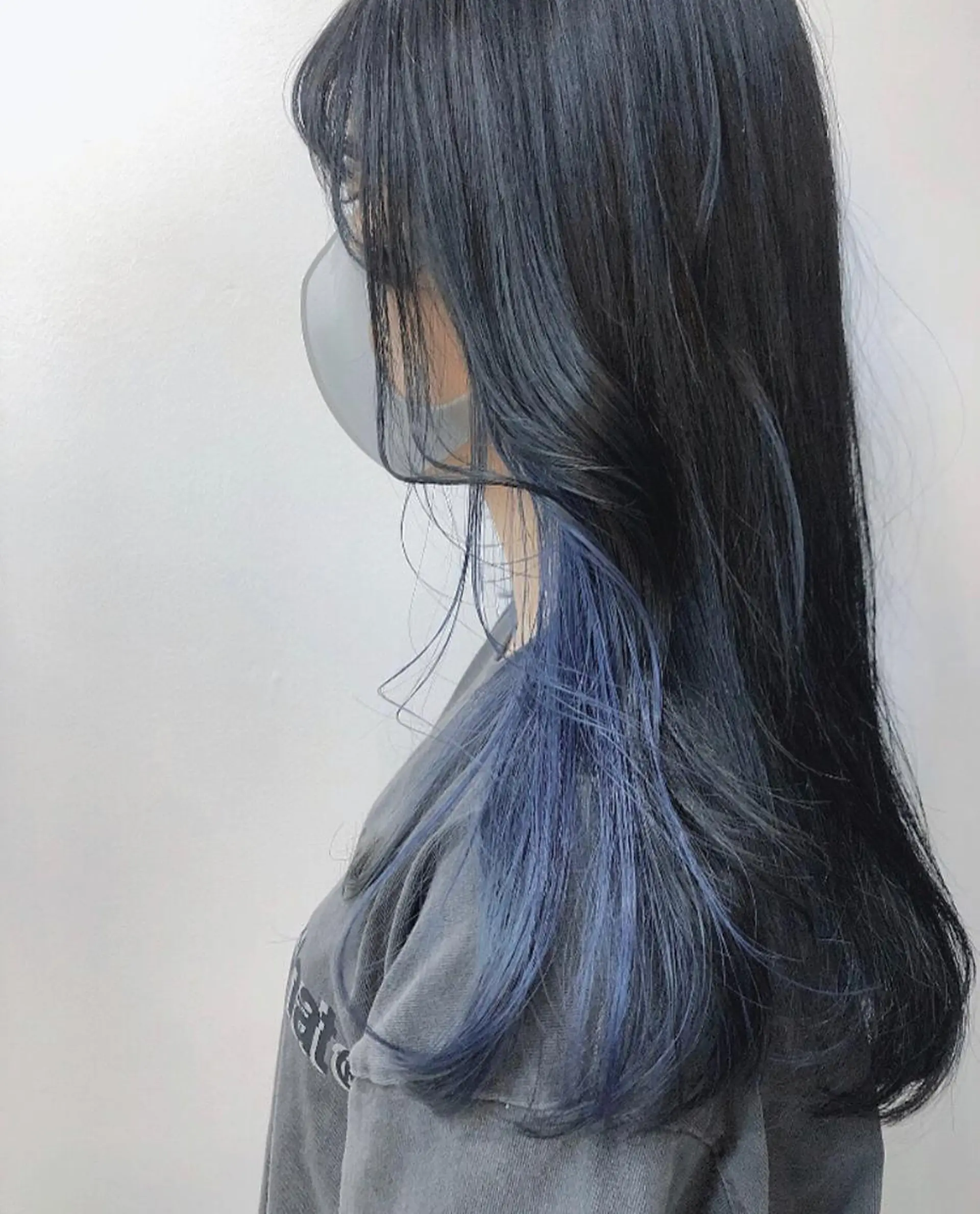 ロング カラー ブルーカラー ブルーラベンダー ラベンダーカラー レイヤー/ハイトーン 🧸SENAのヘアスタイル