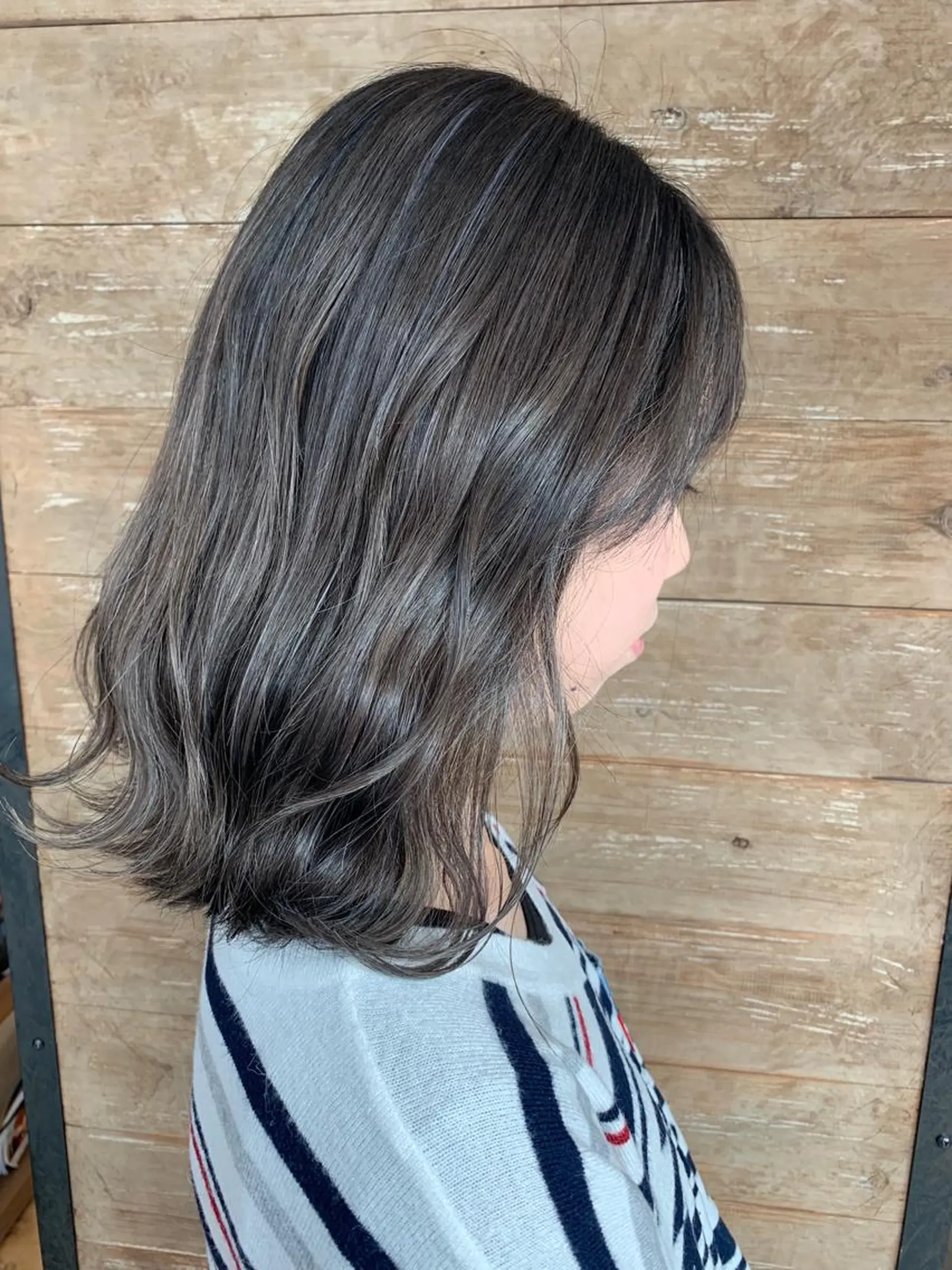 ミディアム カラー ブリーチ/アレンジ 天満/chihiroのヘアスタイル