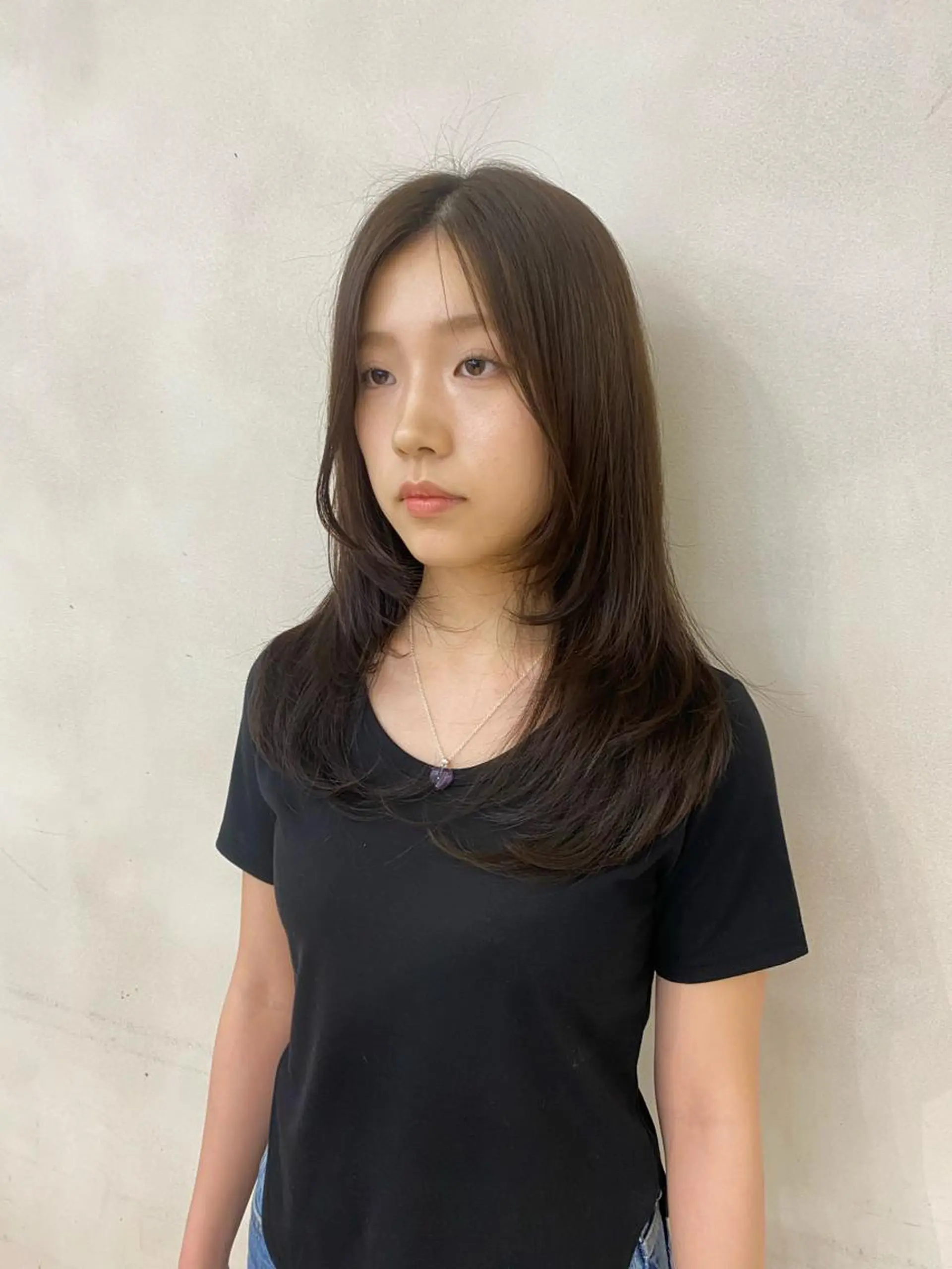 セミロング 新宿/韓国メンズ RIKUパーマのヘアスタイル