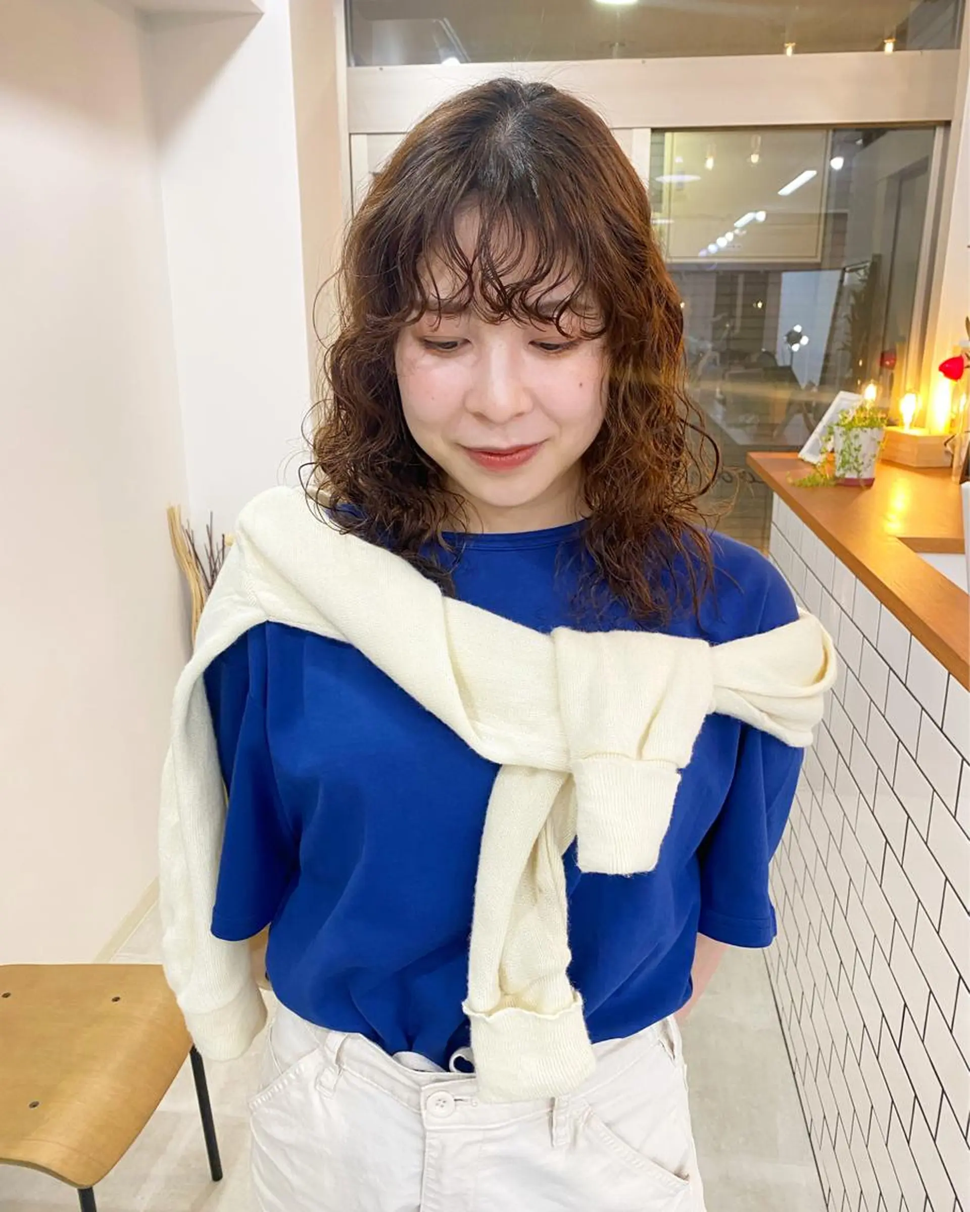 パーマ 川野 彩海のヘアスタイル