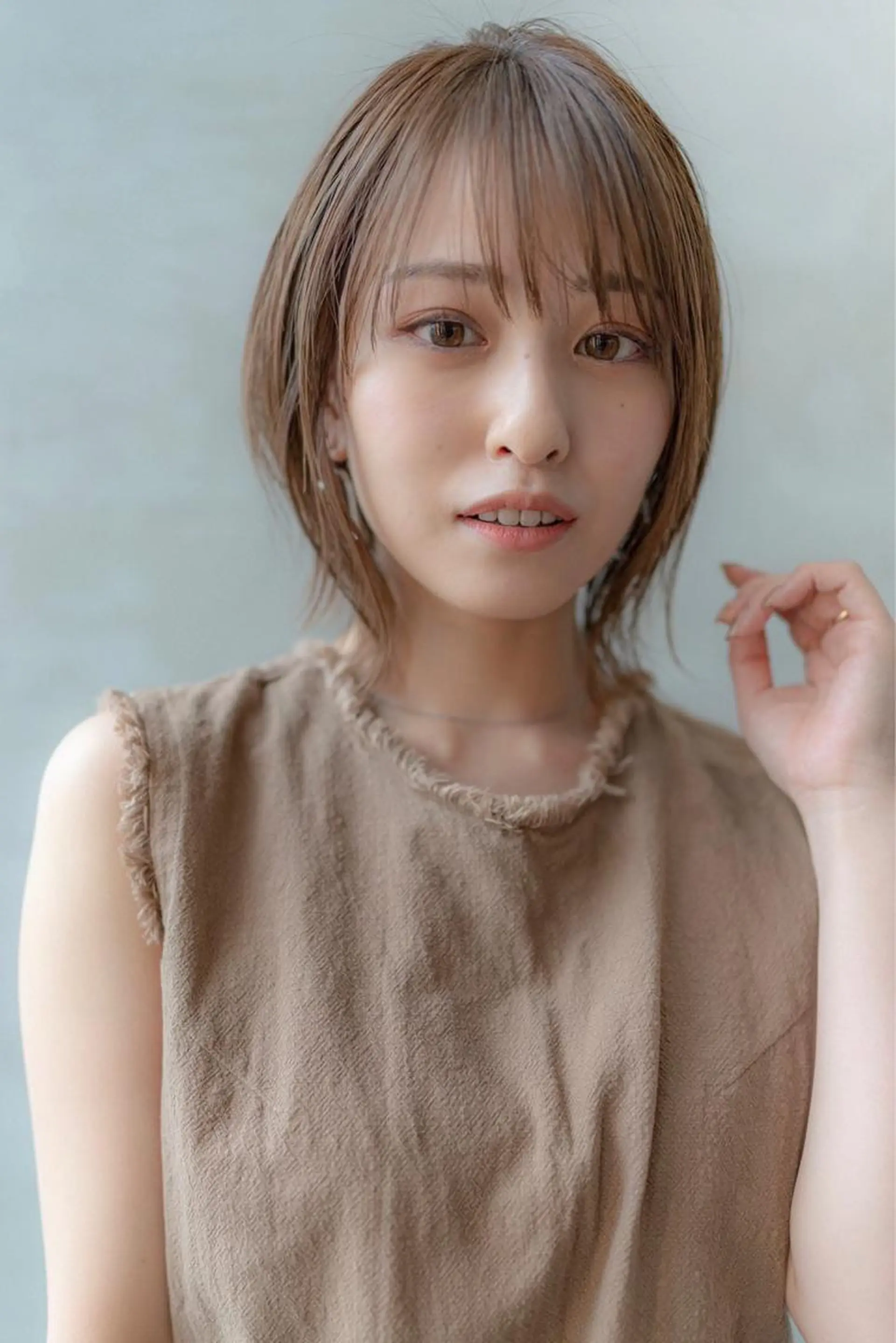 ミディアム カラー ボブ 髪質改善 RAF TOKYO所属・10月限定モニター 髪質改善美髪矯正のヘアスタイル