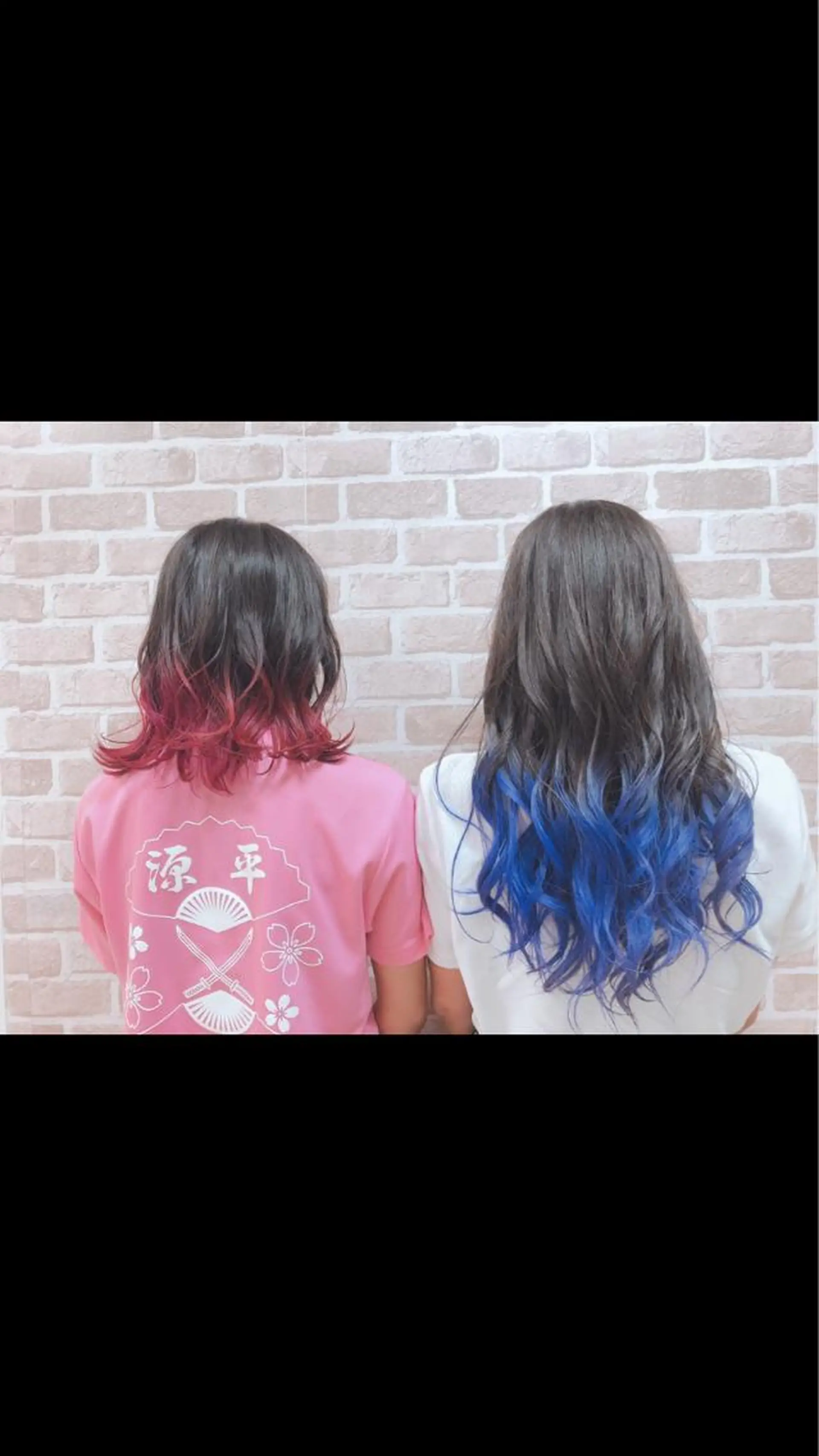 カラー ブルーカラー グラデーションカラー ピンクカラー 【髪風船】上大岡店所属・齋藤 尋真のヘアスタイル